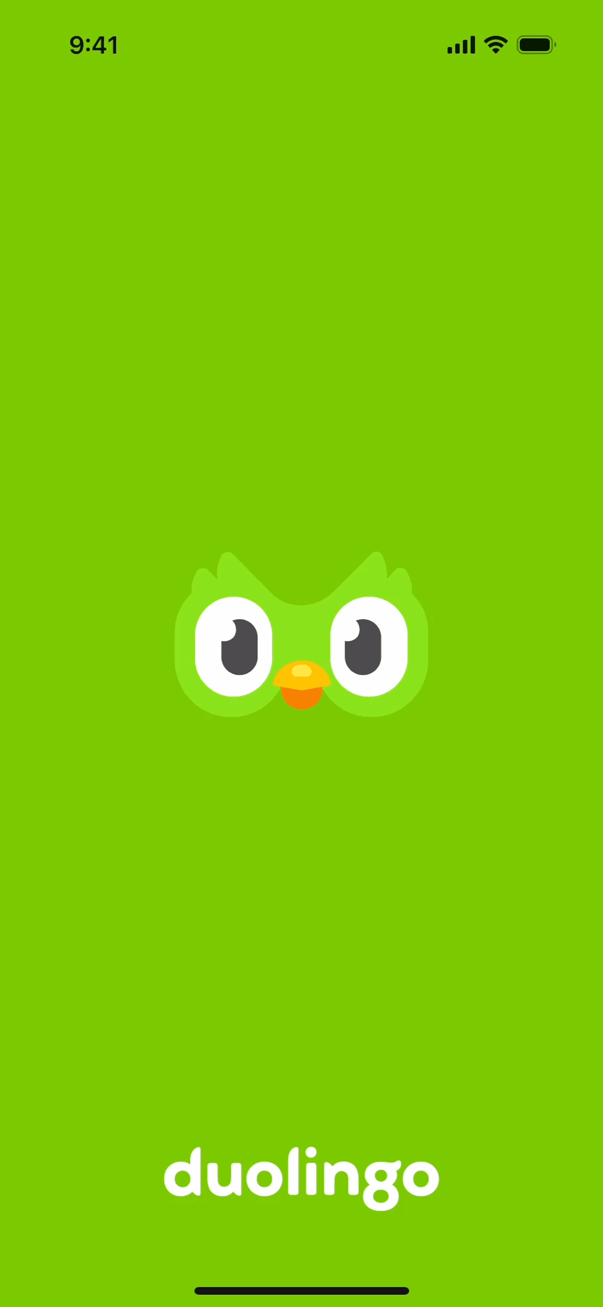 Duolingo iOS Education interface screenshot 1