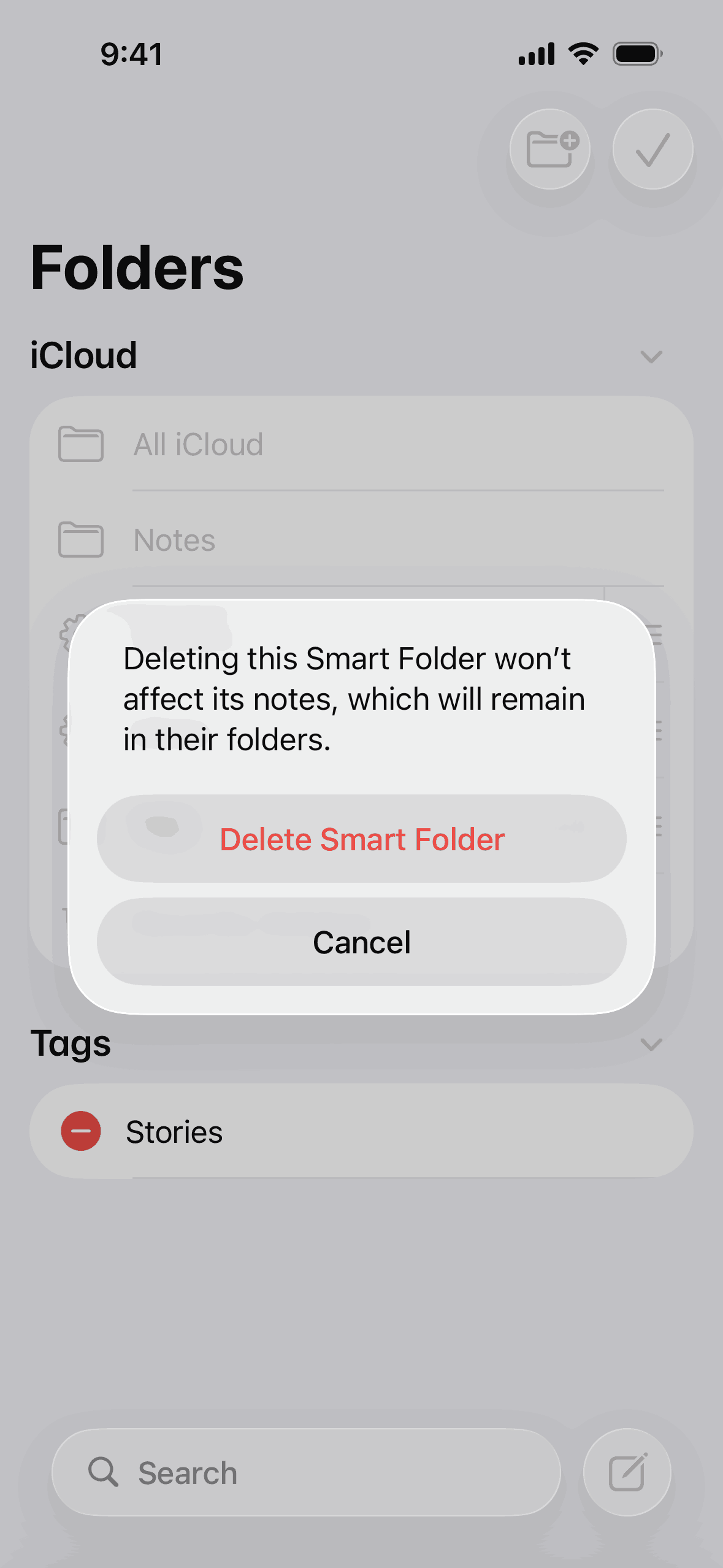 Apple Notes iOS Productivity interface screenshot 12