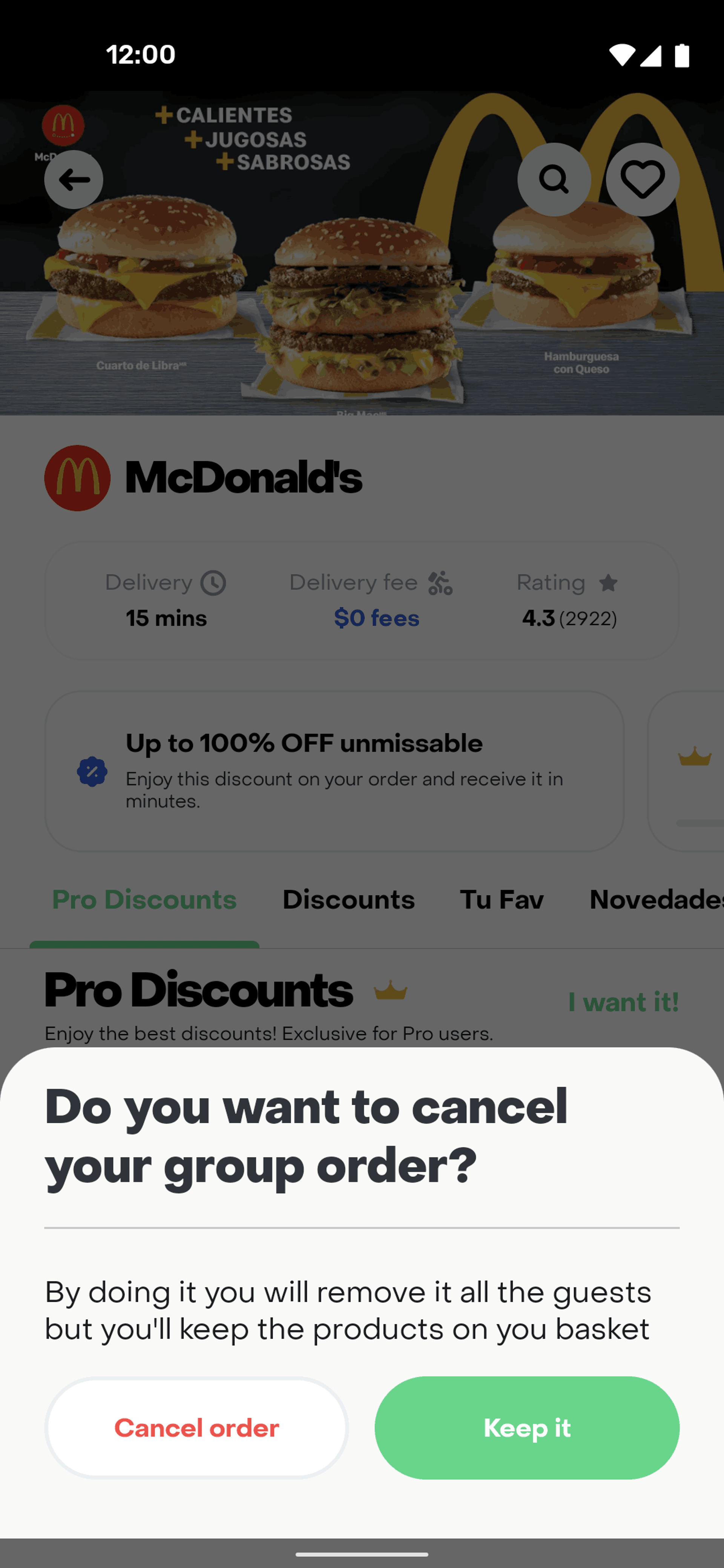 Rappi Android Food & Drink interface screenshot 8