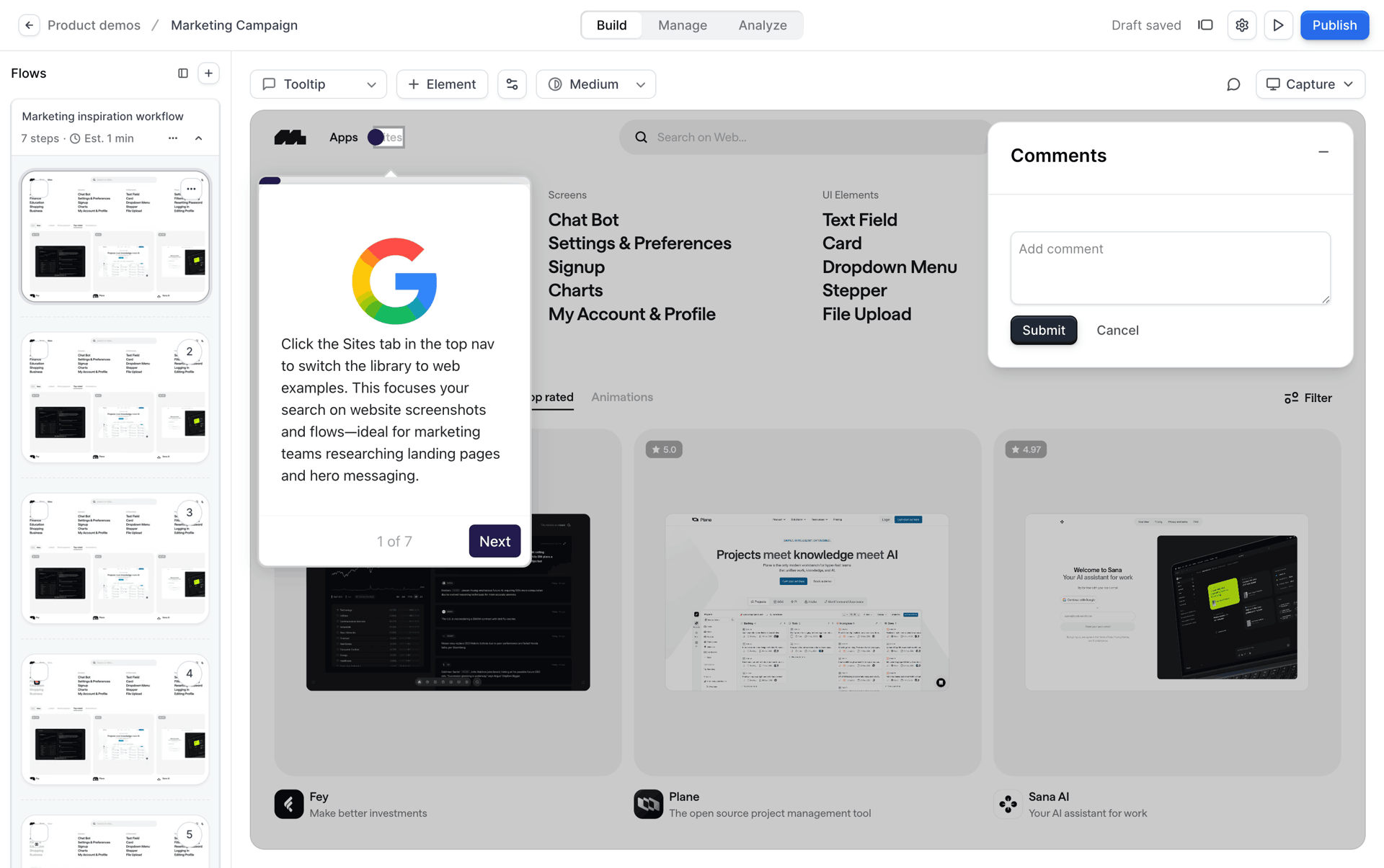 Navattic Web Business interface screenshot 6