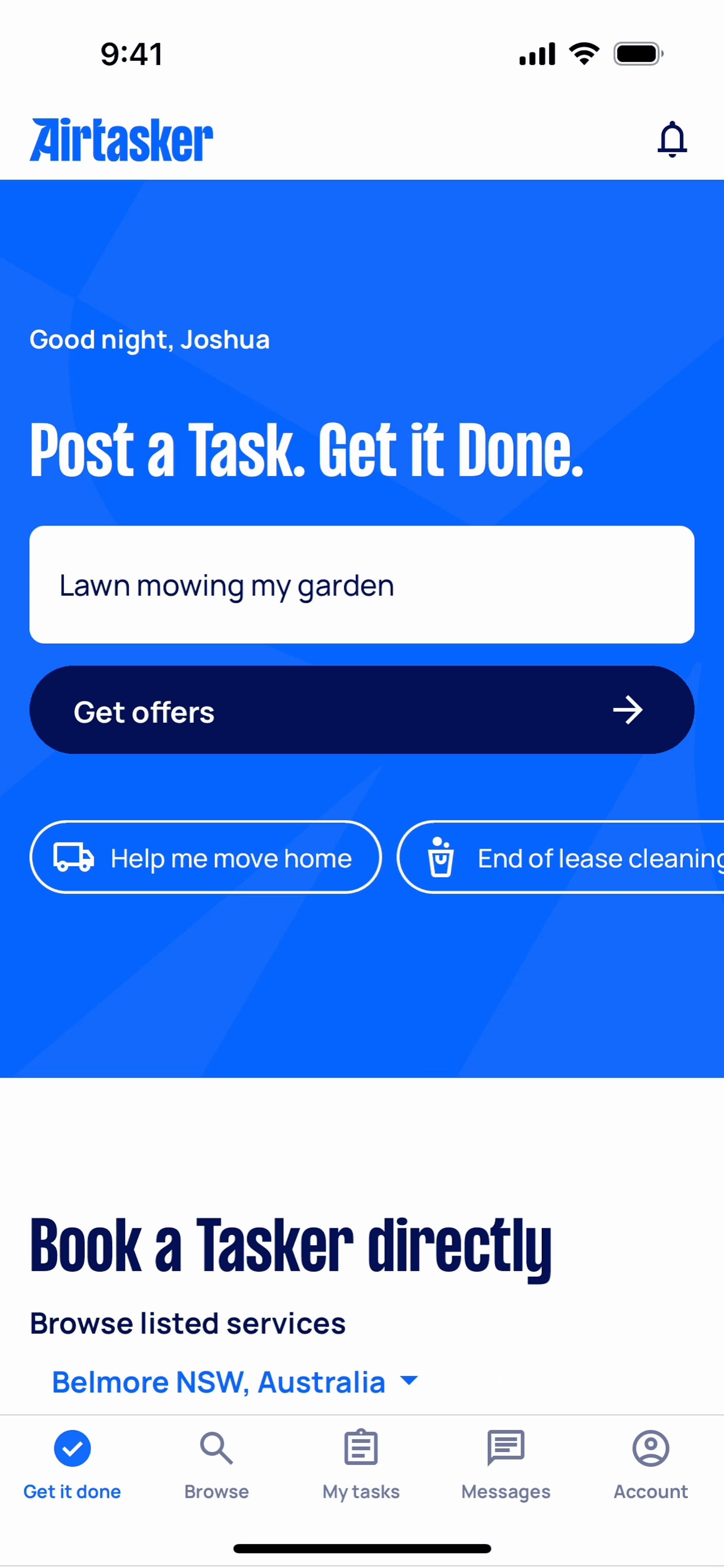 Airtasker iOS Jobs & Recruitment interface screenshot 10