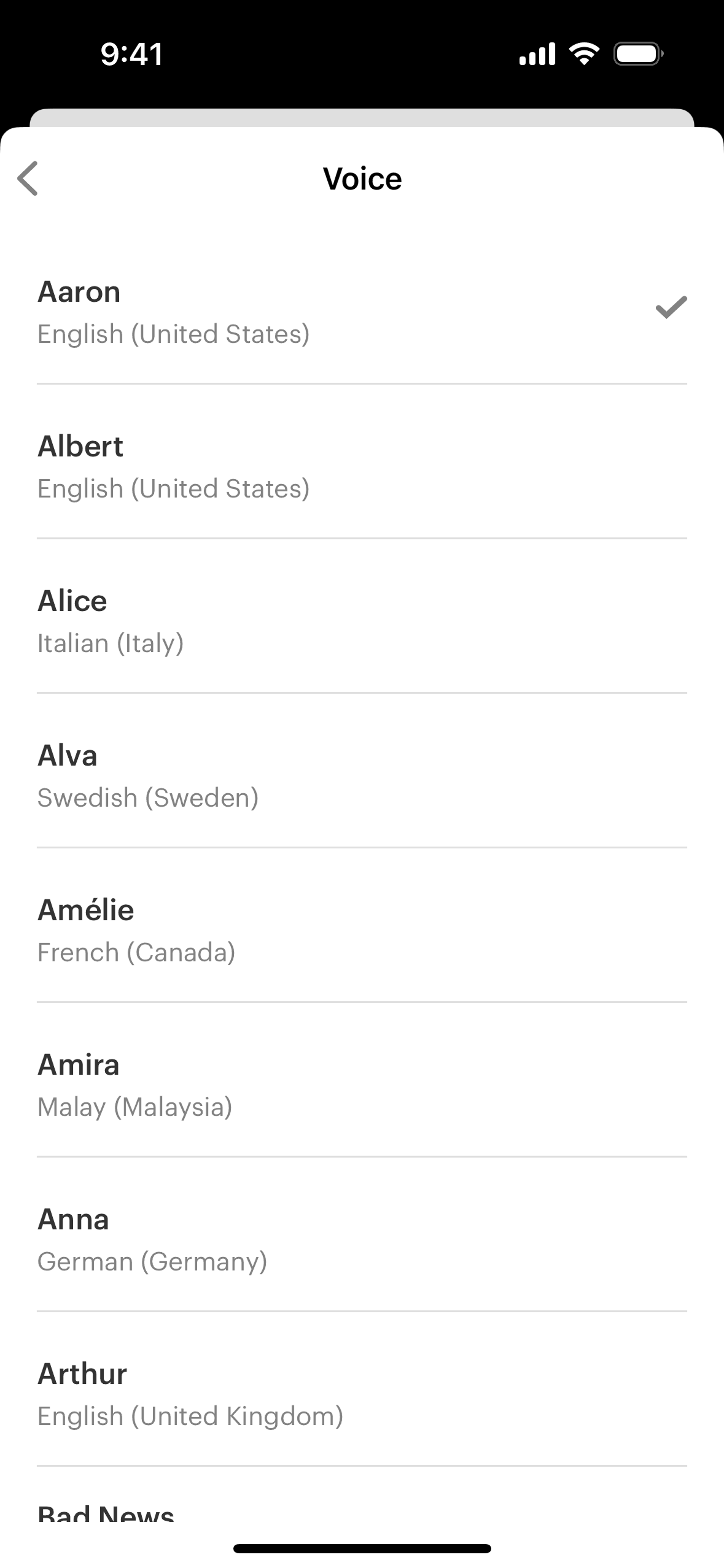 Pocket iOS News interface screenshot 21