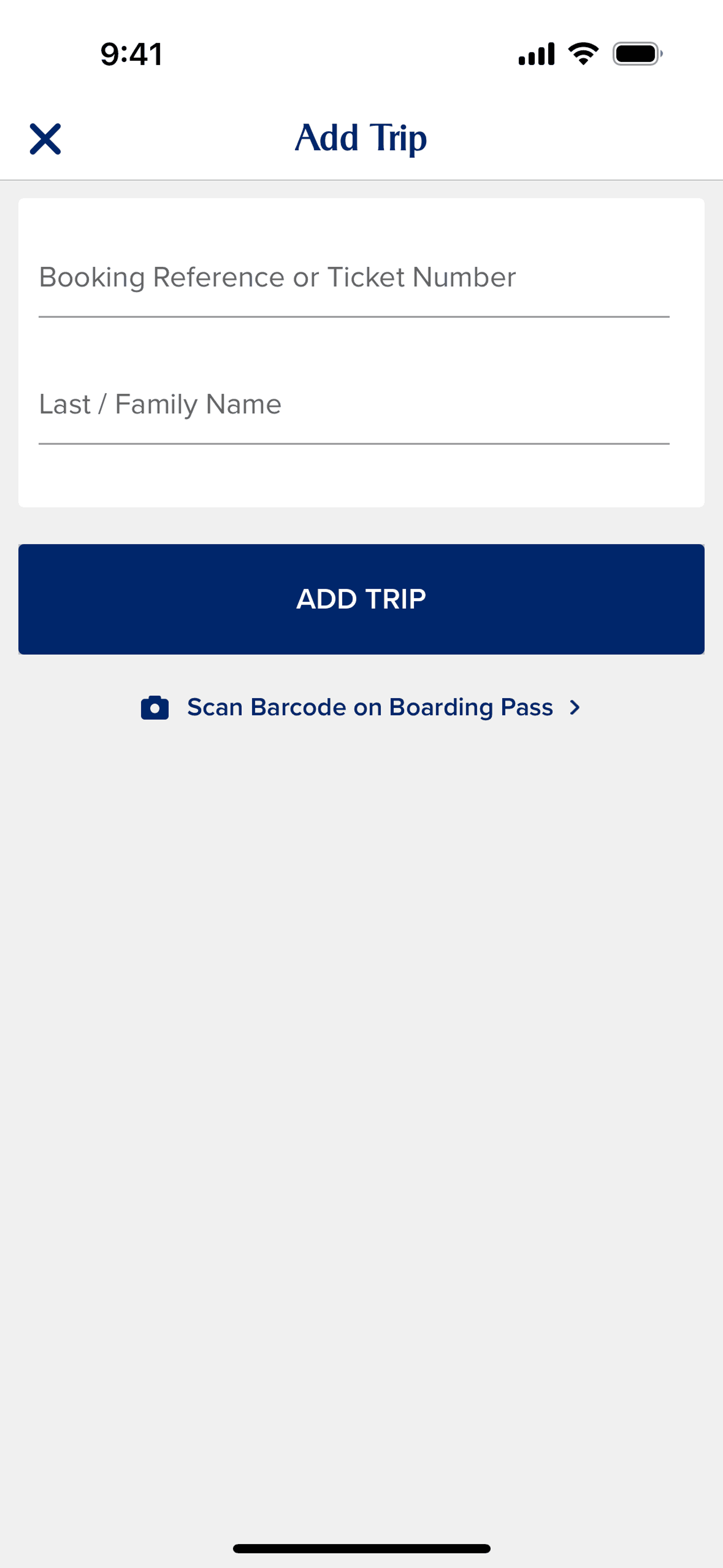 Singapore Airlines iOS Travel & Transportation interface screenshot 5