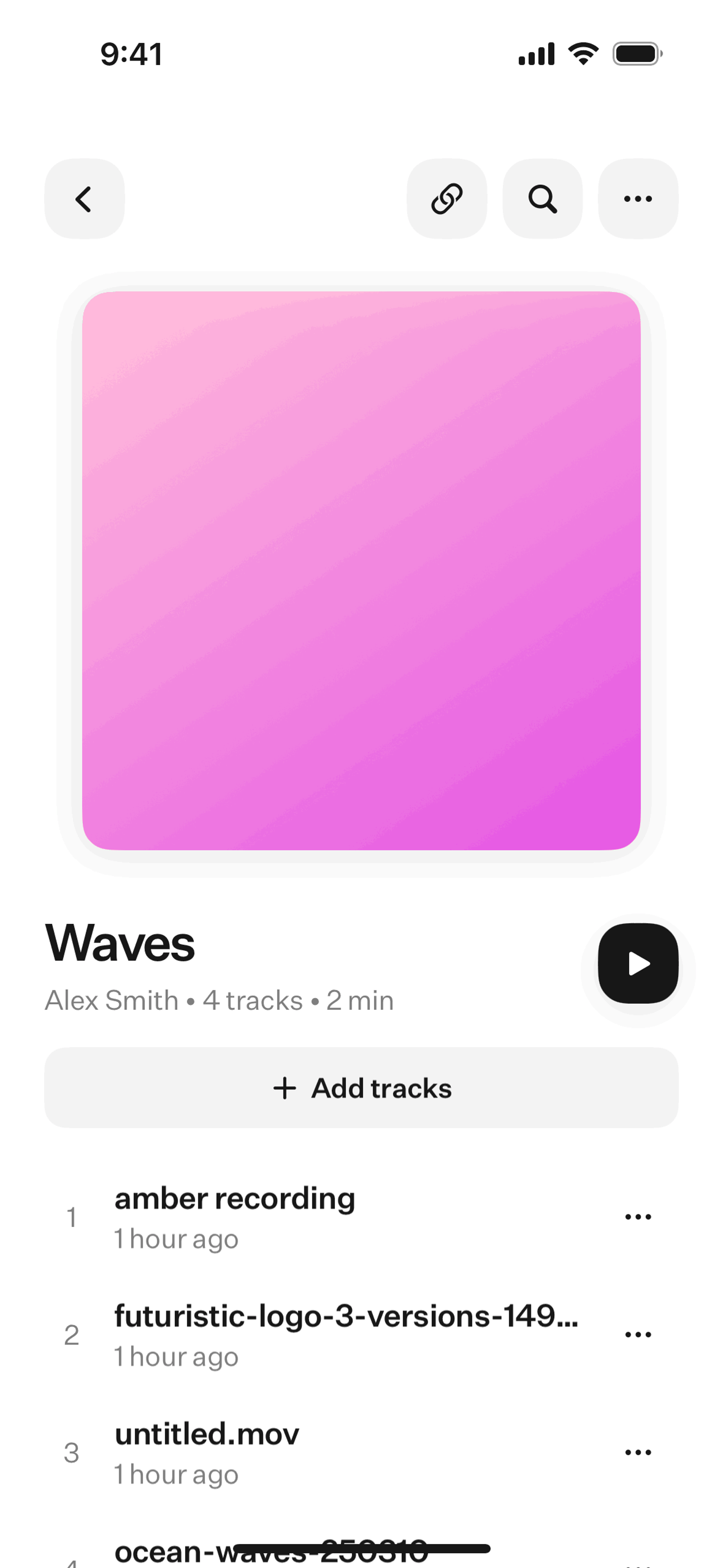 [untitled] iOS Music & Audio interface screenshot 3