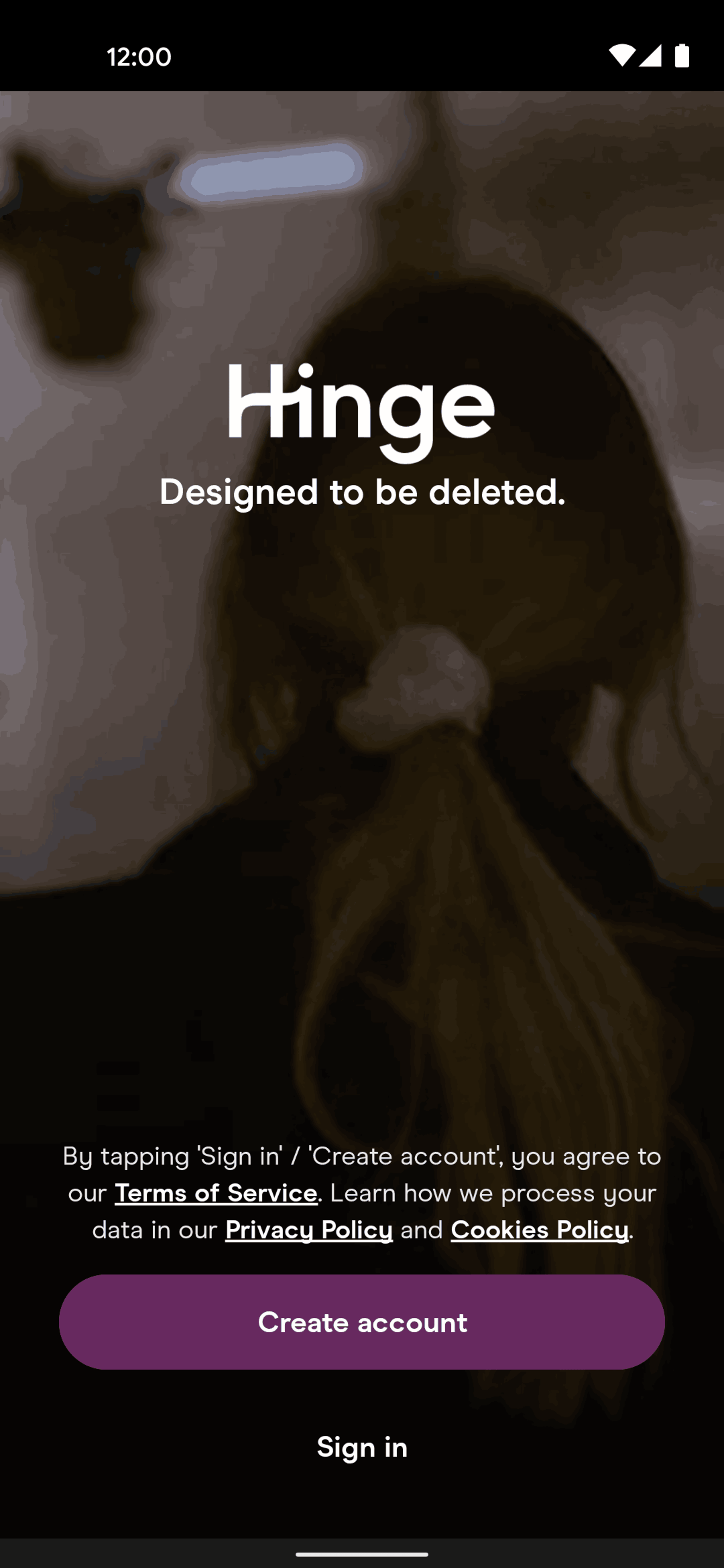 Hinge Android Lifestyle interface screenshot 3