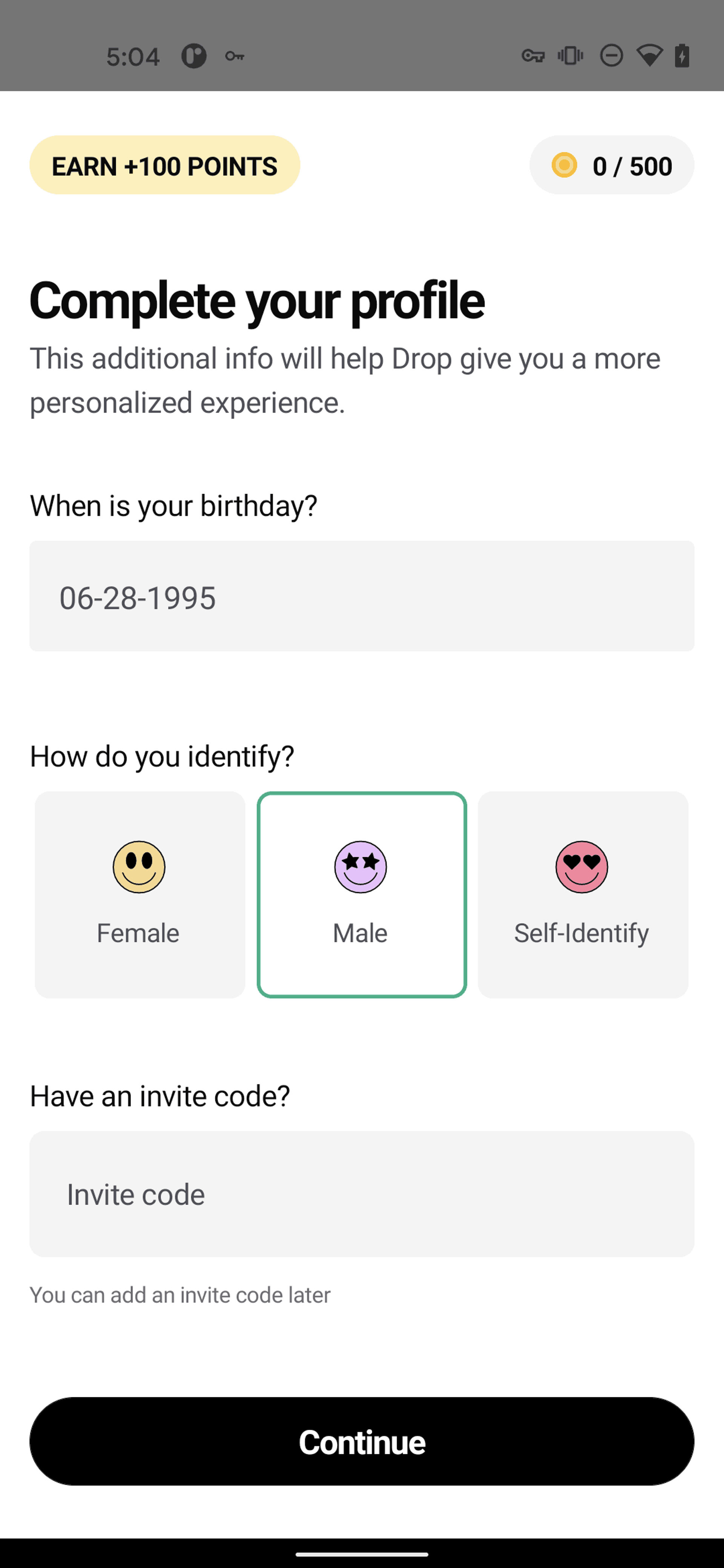 Drop Android Shopping interface screenshot 8