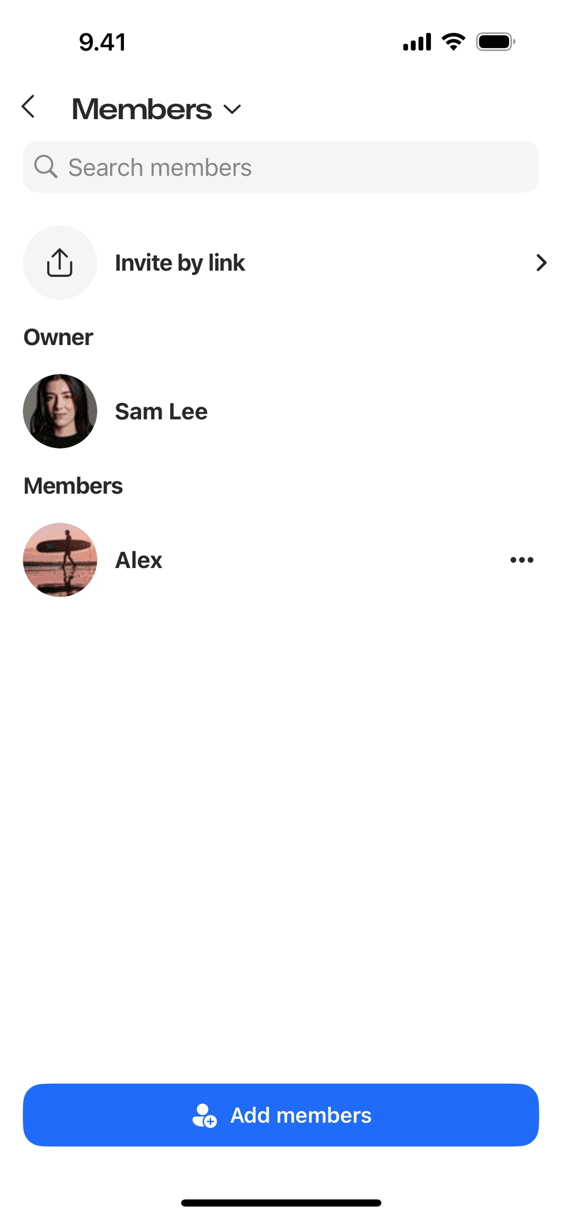 GroupMe iOS Social Networking interface screenshot 13