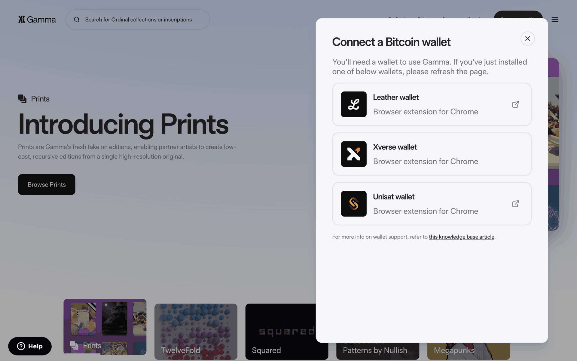 Gamma Web Crypto & Web3 interface screenshot 6