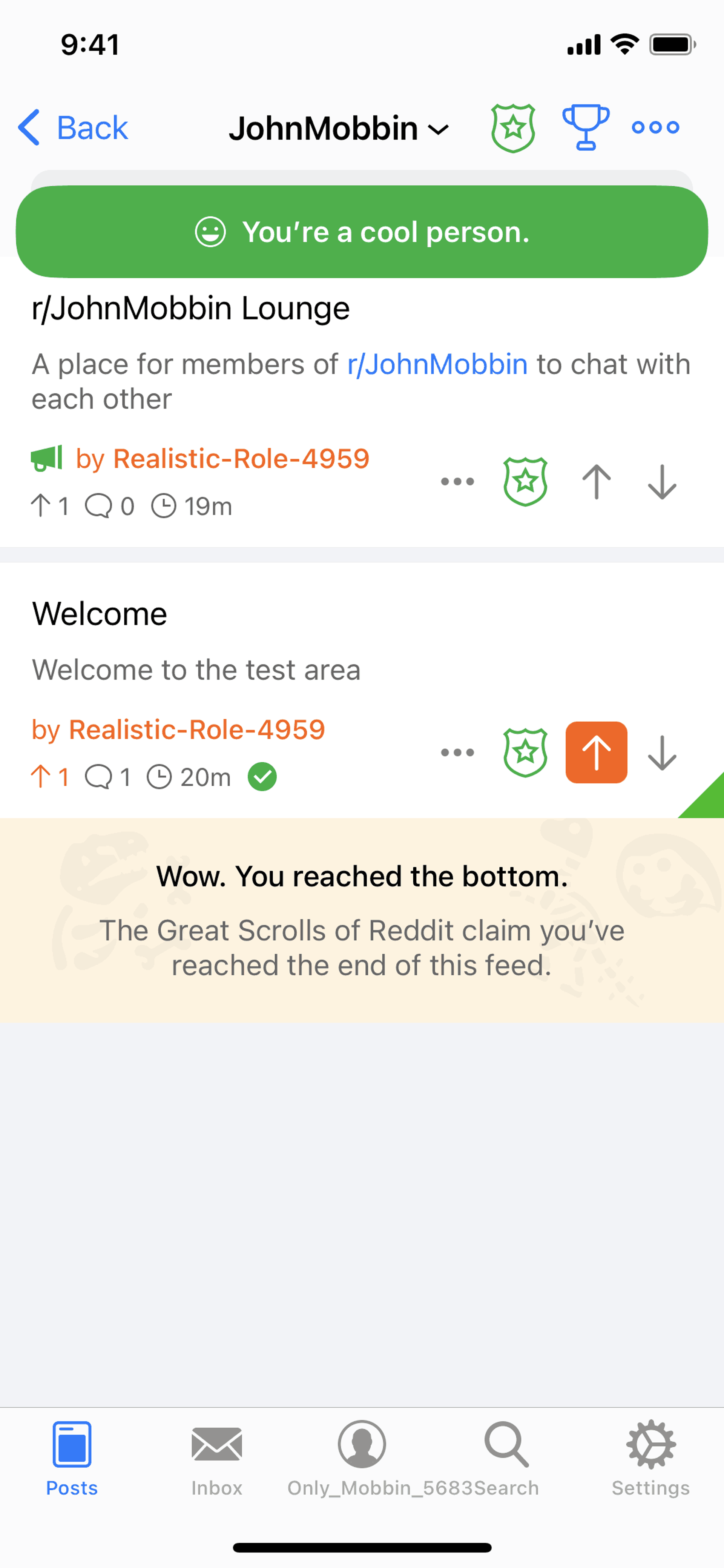 Apollo for Reddit iOS News interface screenshot 20
