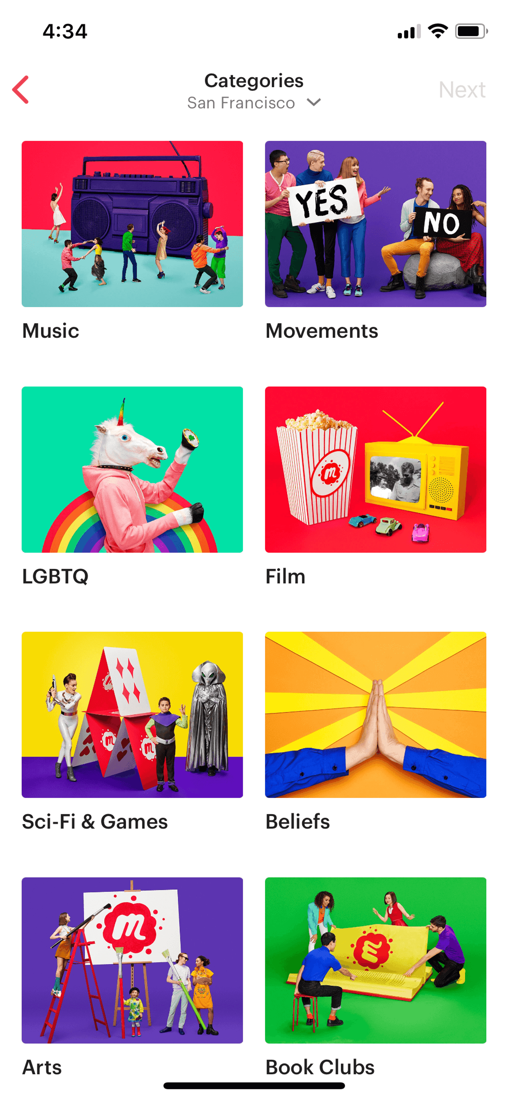 Meetup iOS Social Networking interface screenshot 7