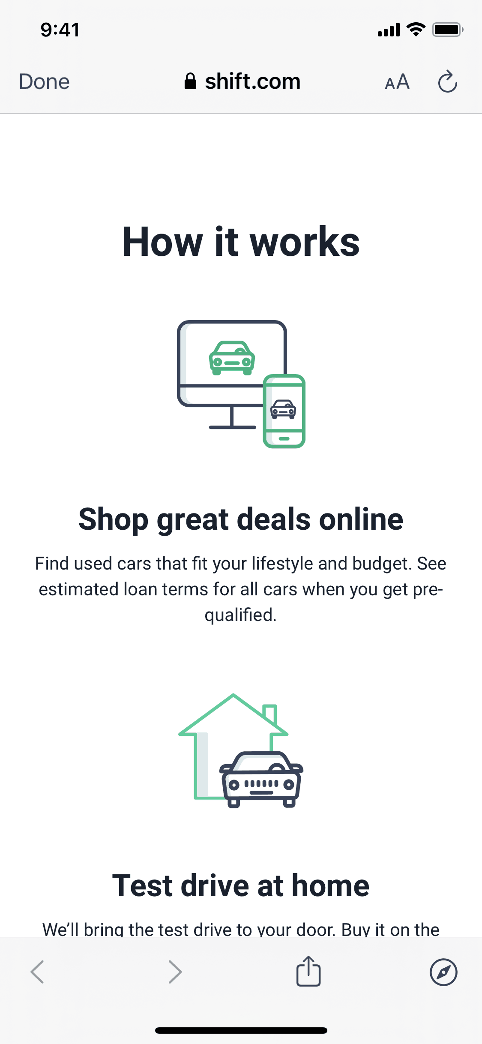 Shift iOS Shopping interface screenshot 15