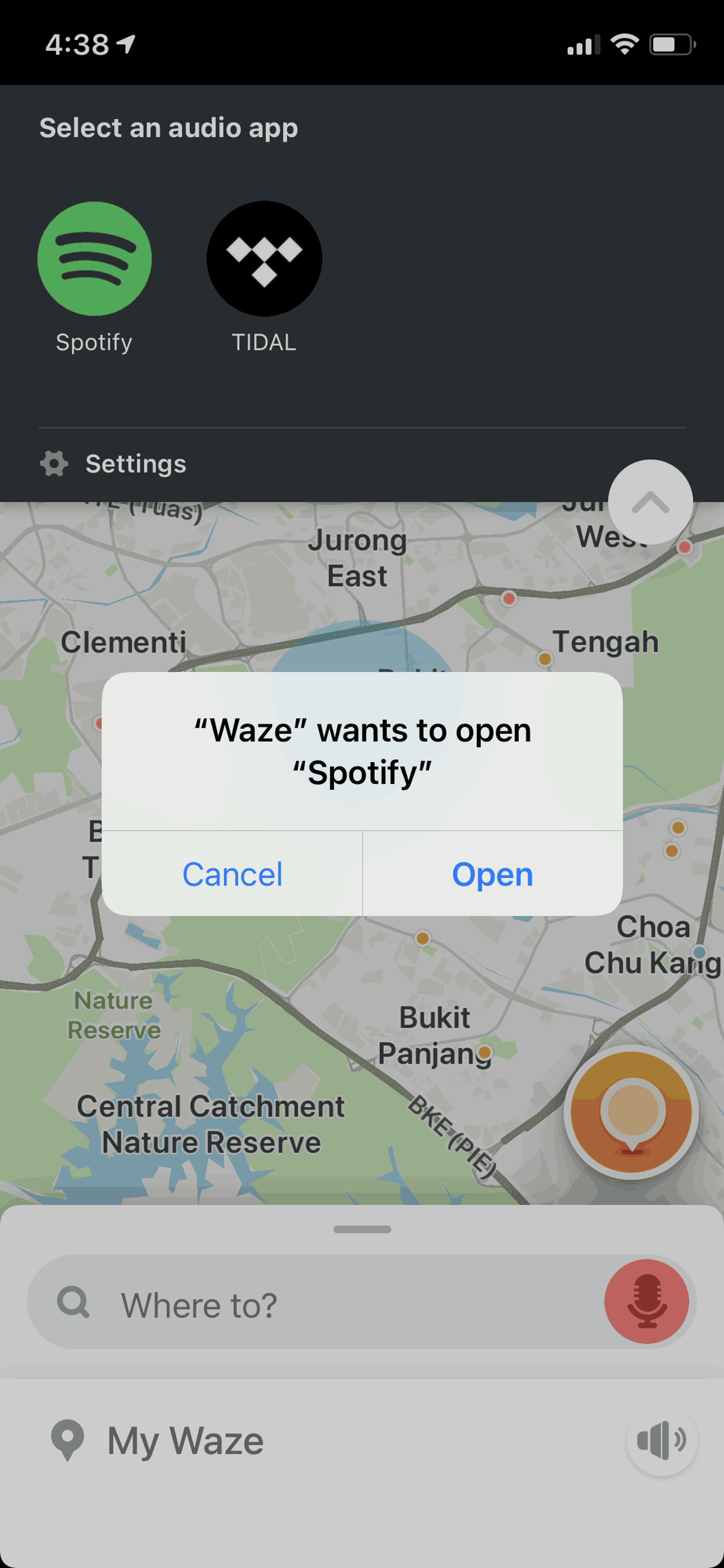 Waze iOS Maps & Navigation interface screenshot 21