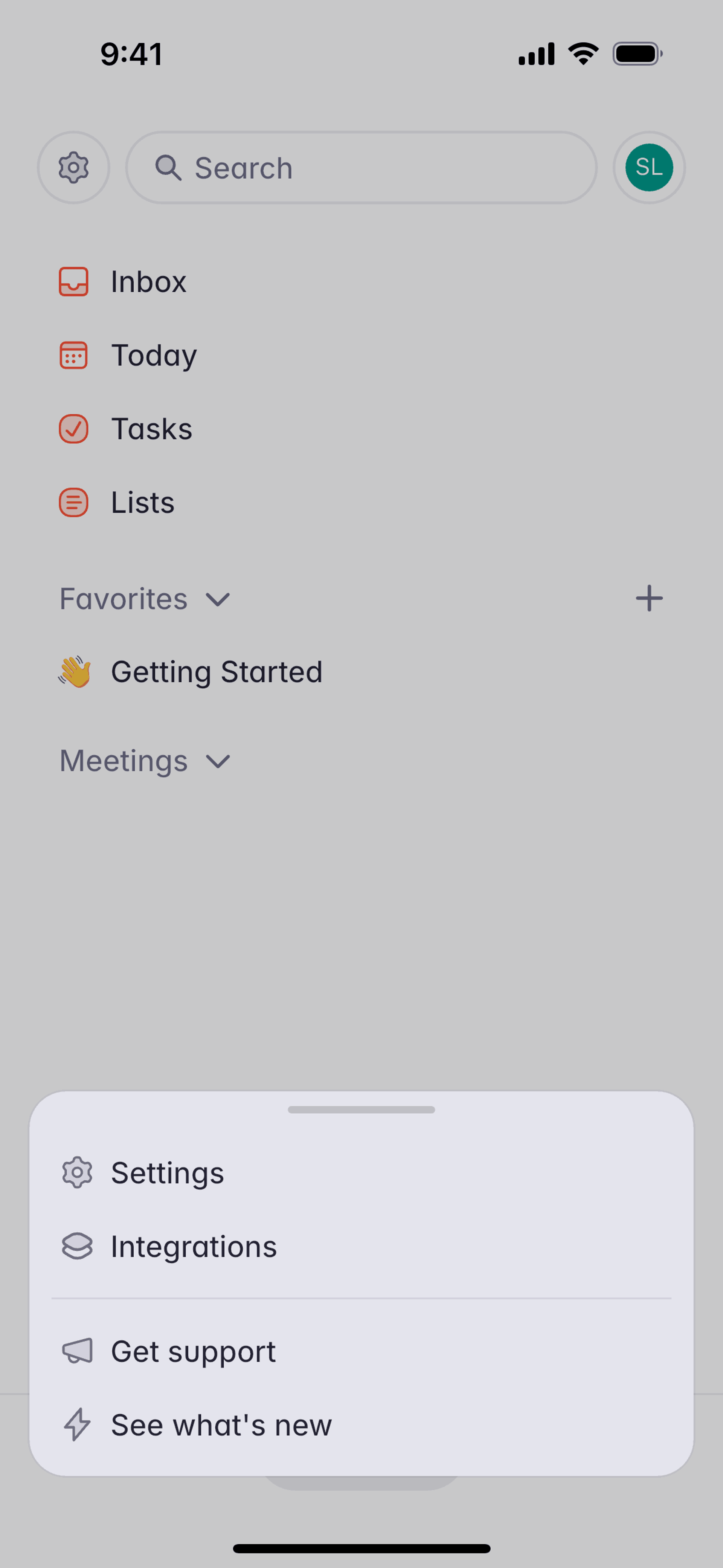 Superlist iOS Productivity interface screenshot 18