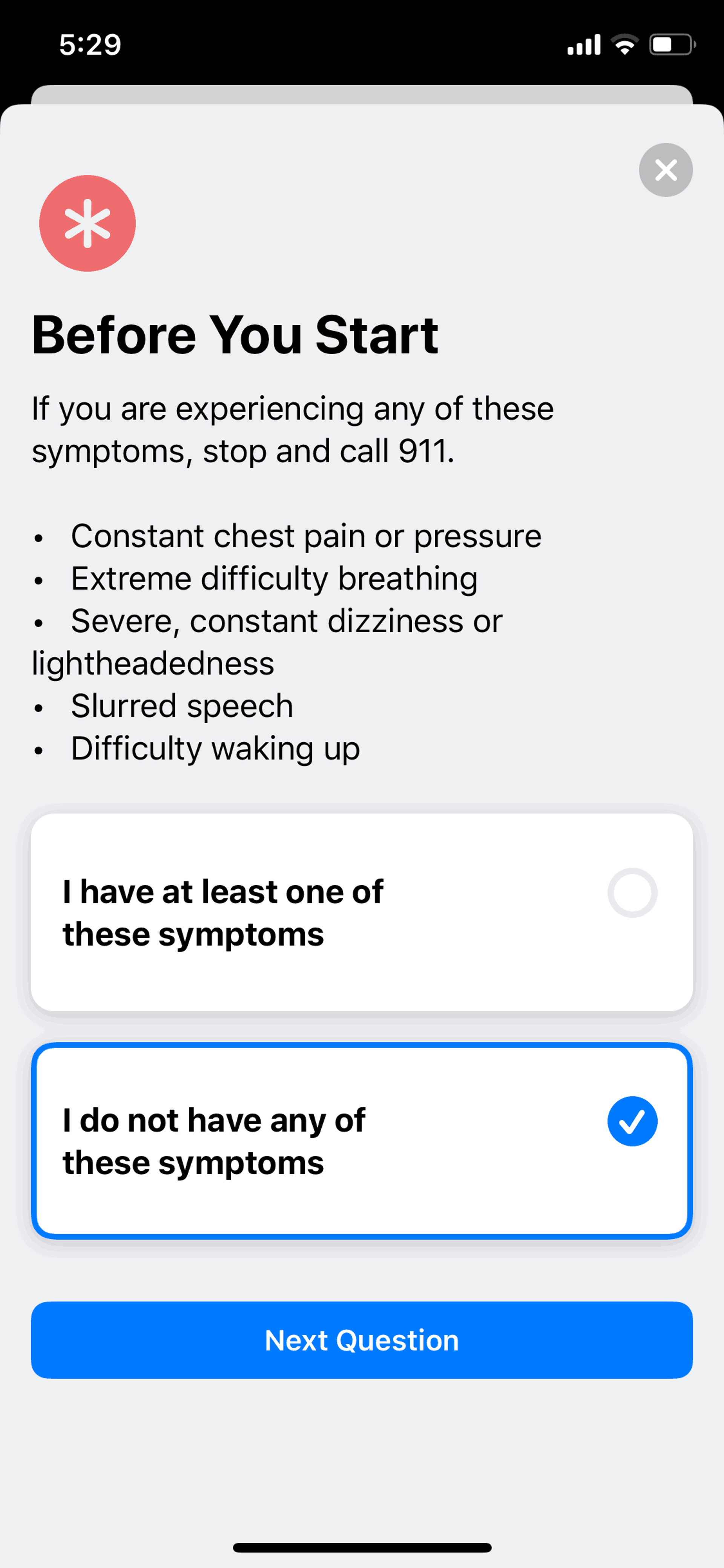 Apple COVID 19 iOS Health & Fitness interface screenshot 6