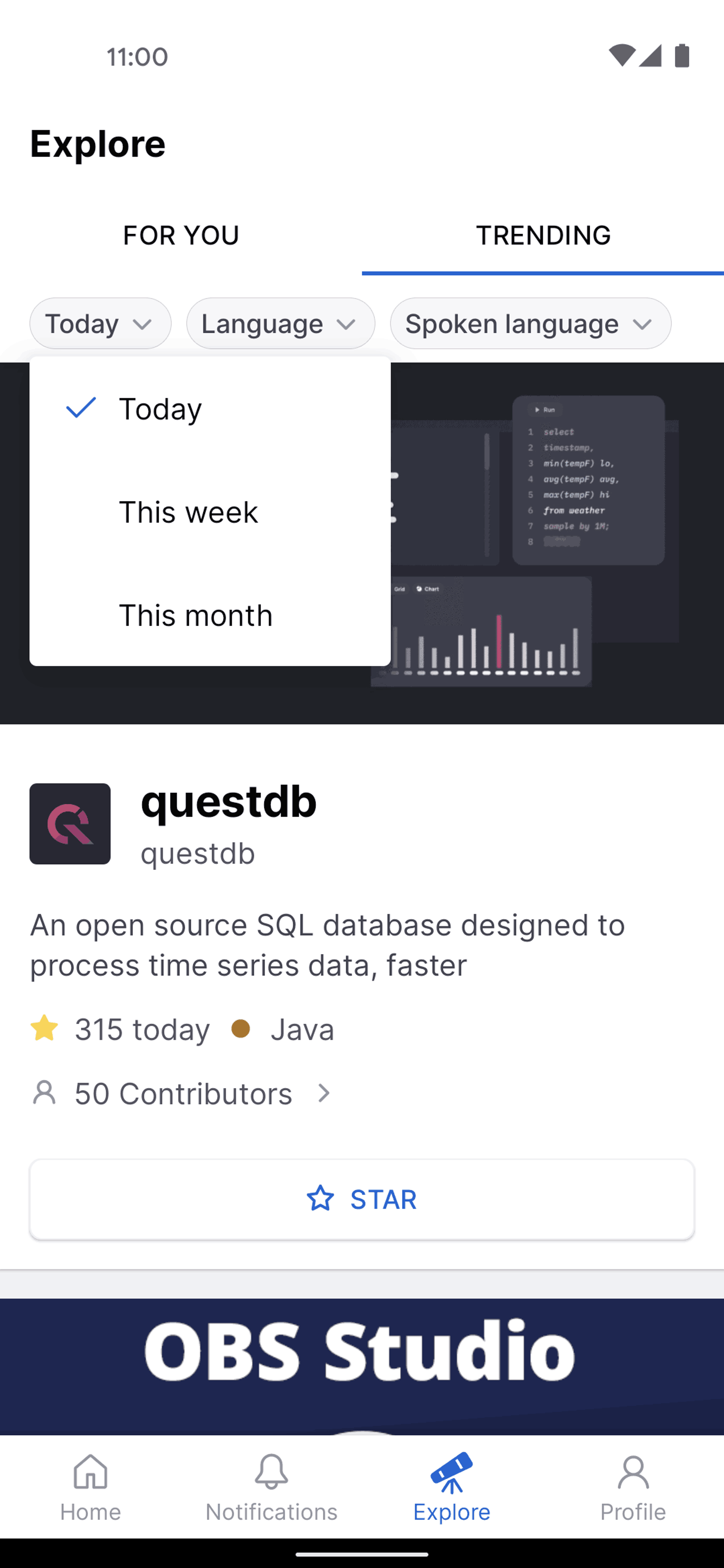 GitHub Android Developer Tools interface screenshot 17