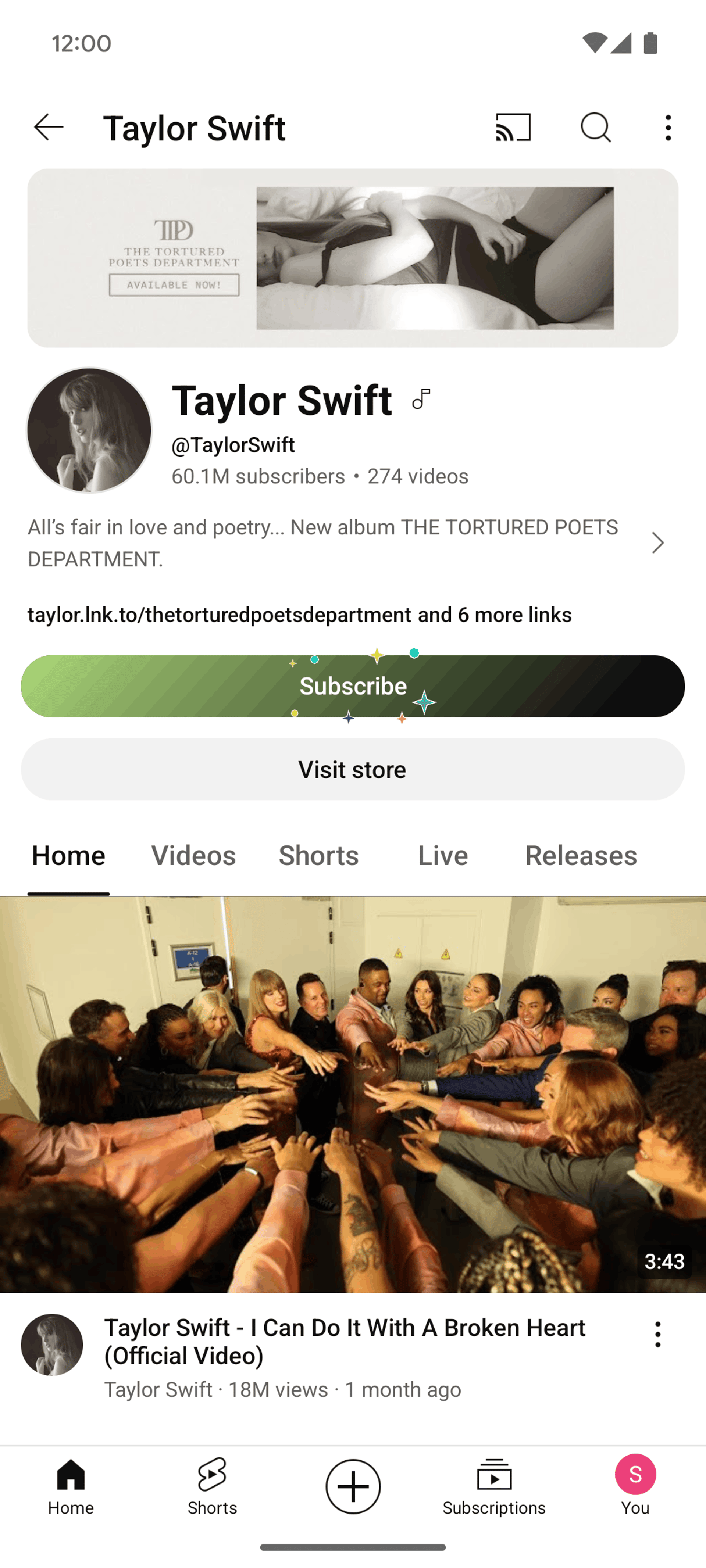 YouTube Android Photo & Video interface screenshot 9