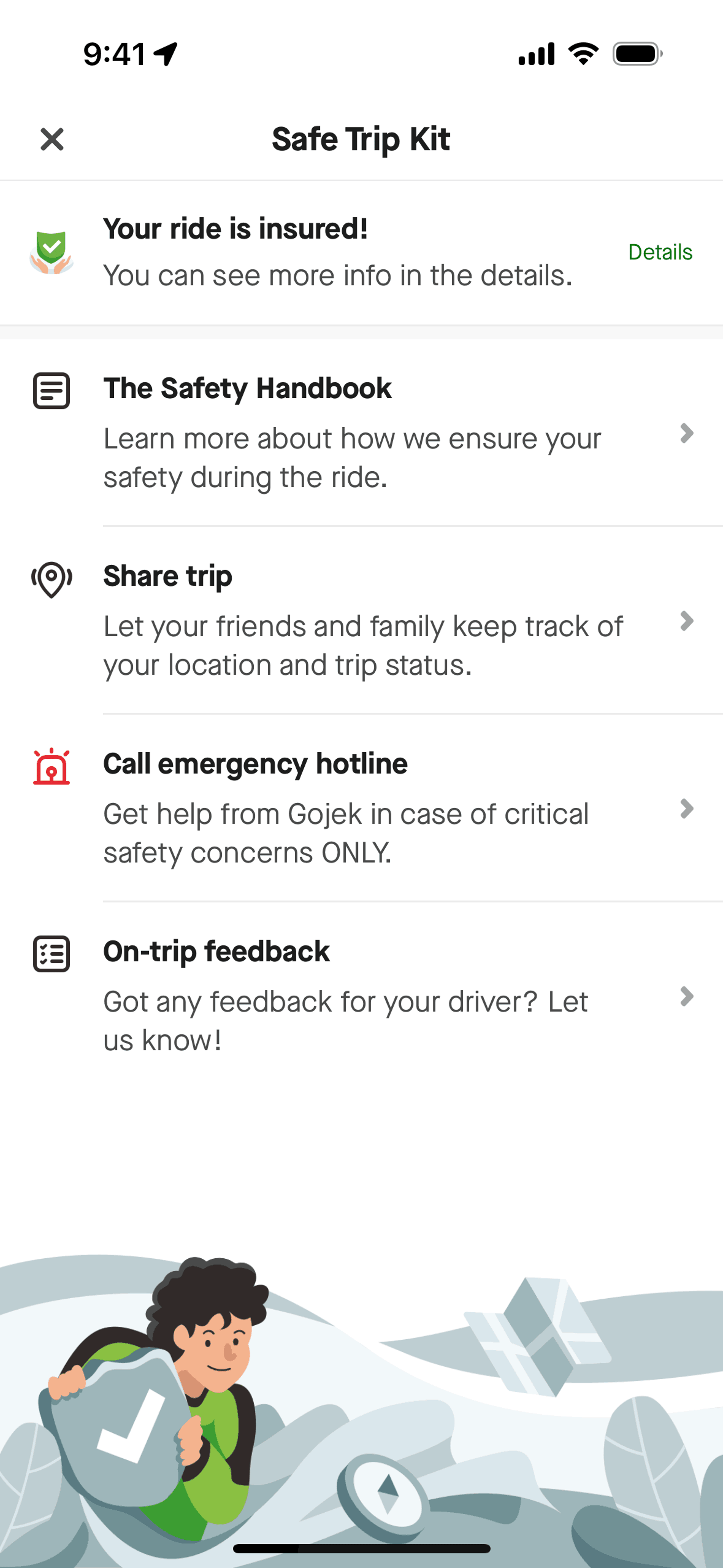 Gojek iOS Travel & Transportation interface screenshot 17