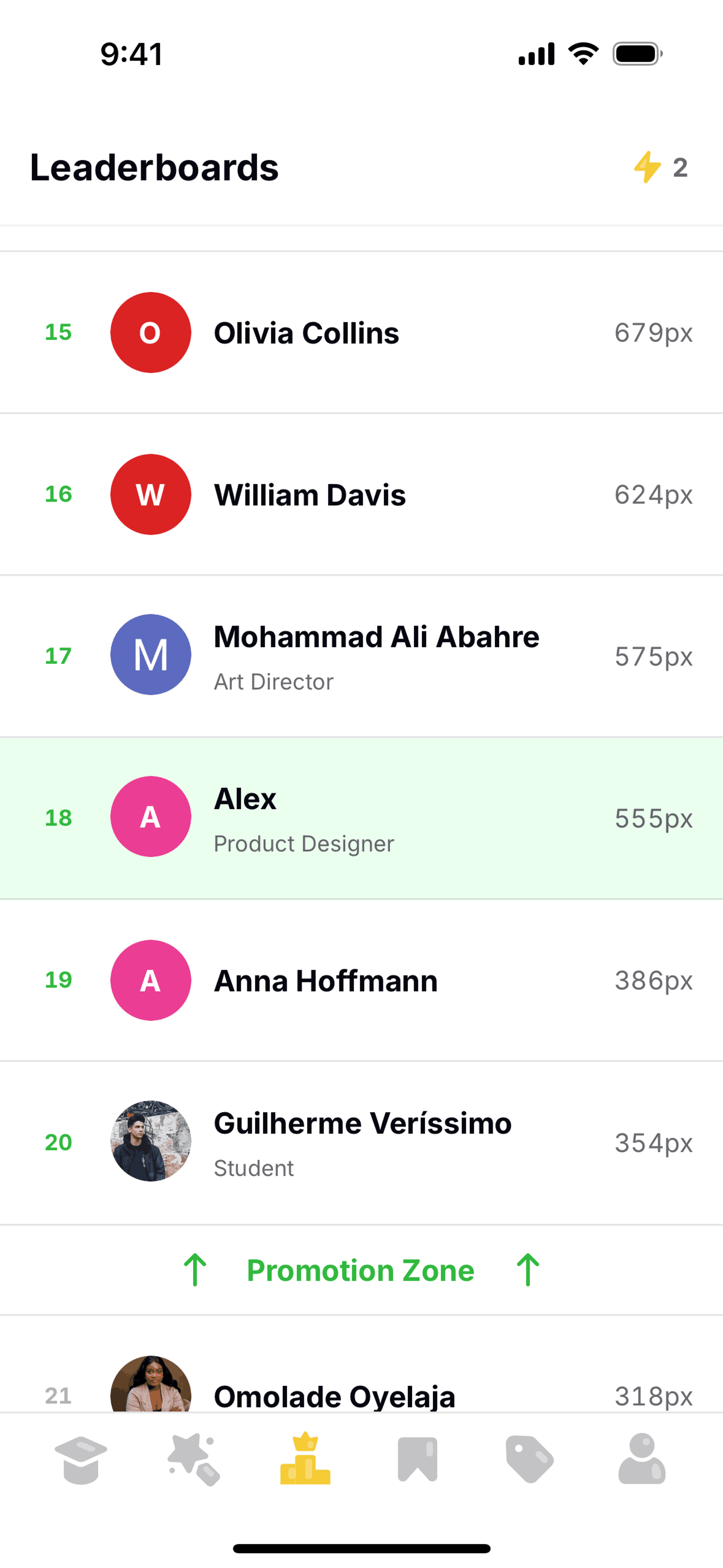 Uxcel Go iOS Education interface screenshot 21