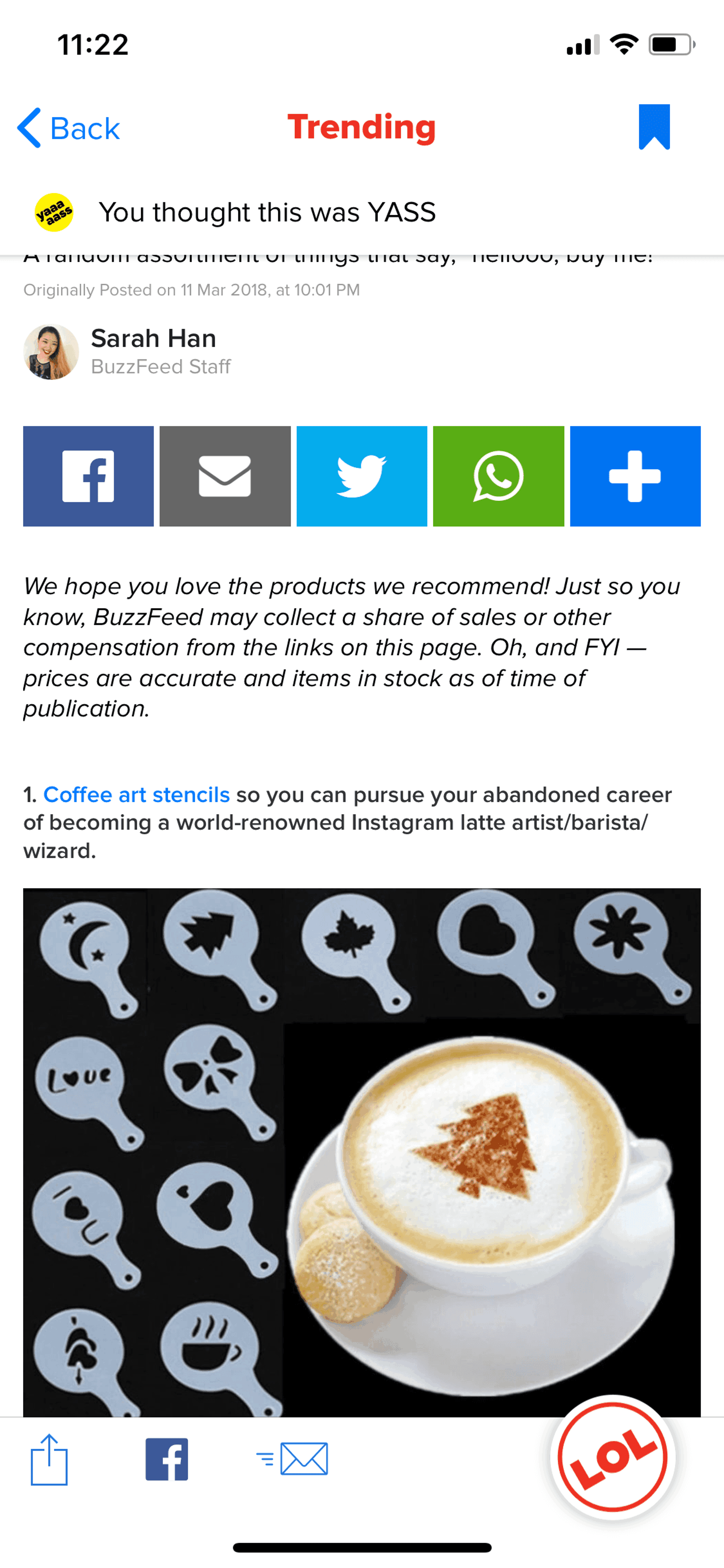 BuzzFeed iOS News interface screenshot 8