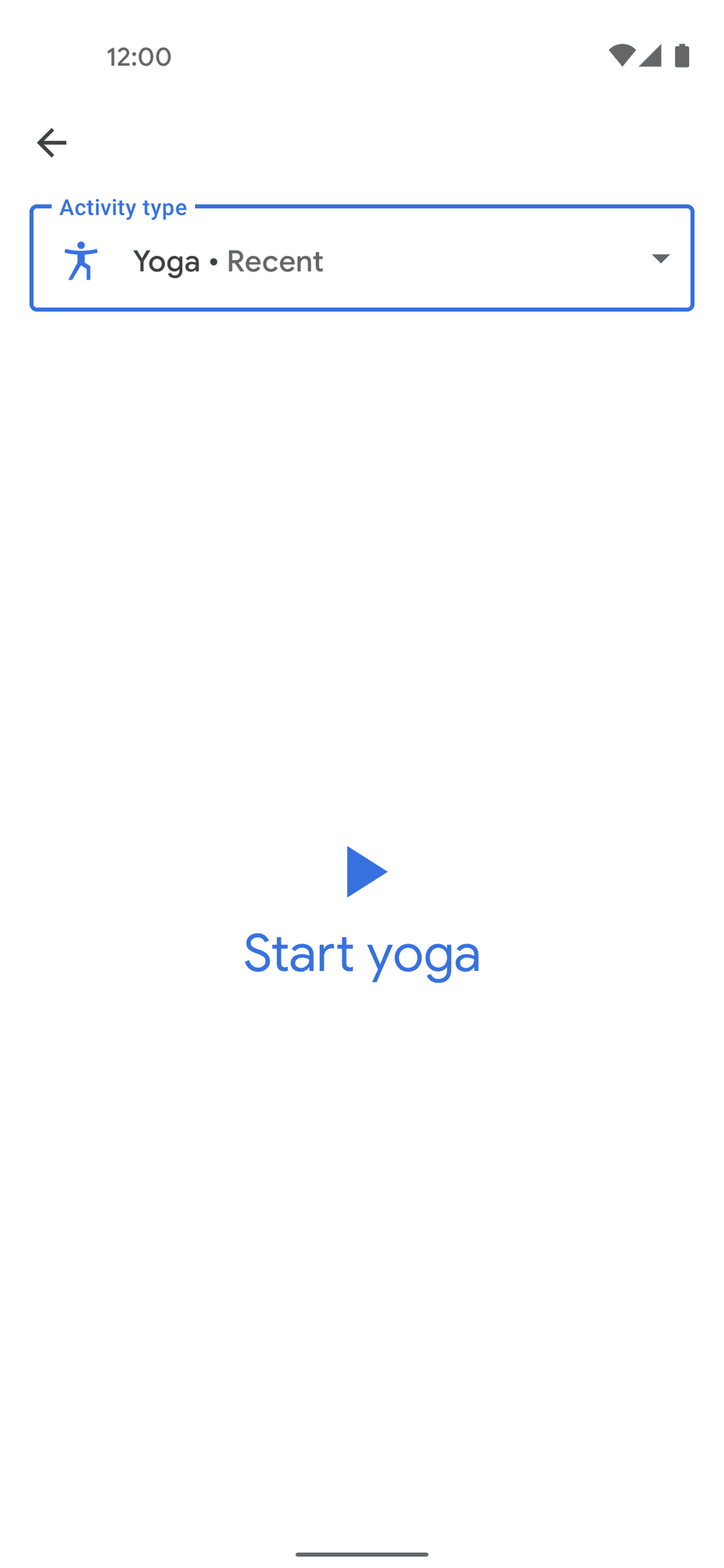 Google Fit Android Health & Fitness interface screenshot 5