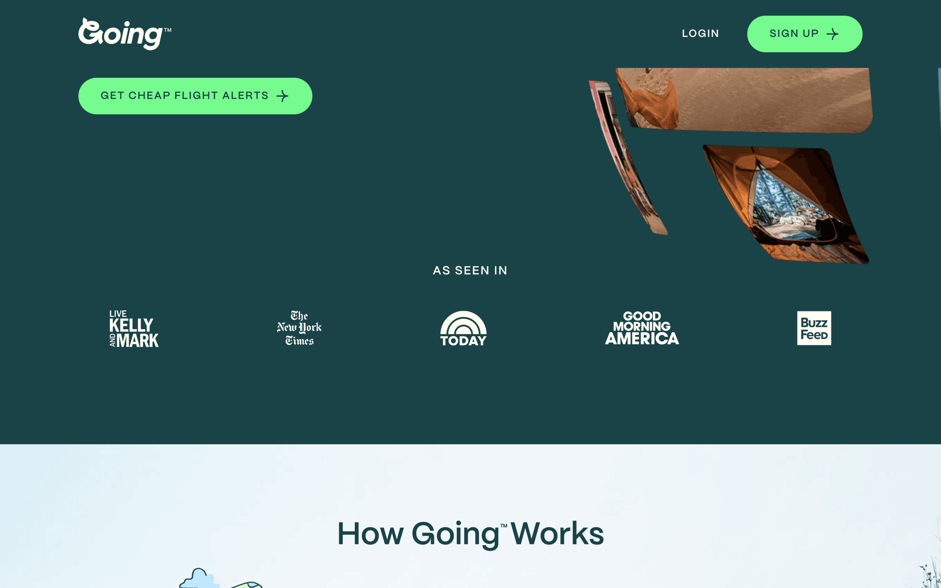 Going Web Travel & Transportation interface screenshot 16