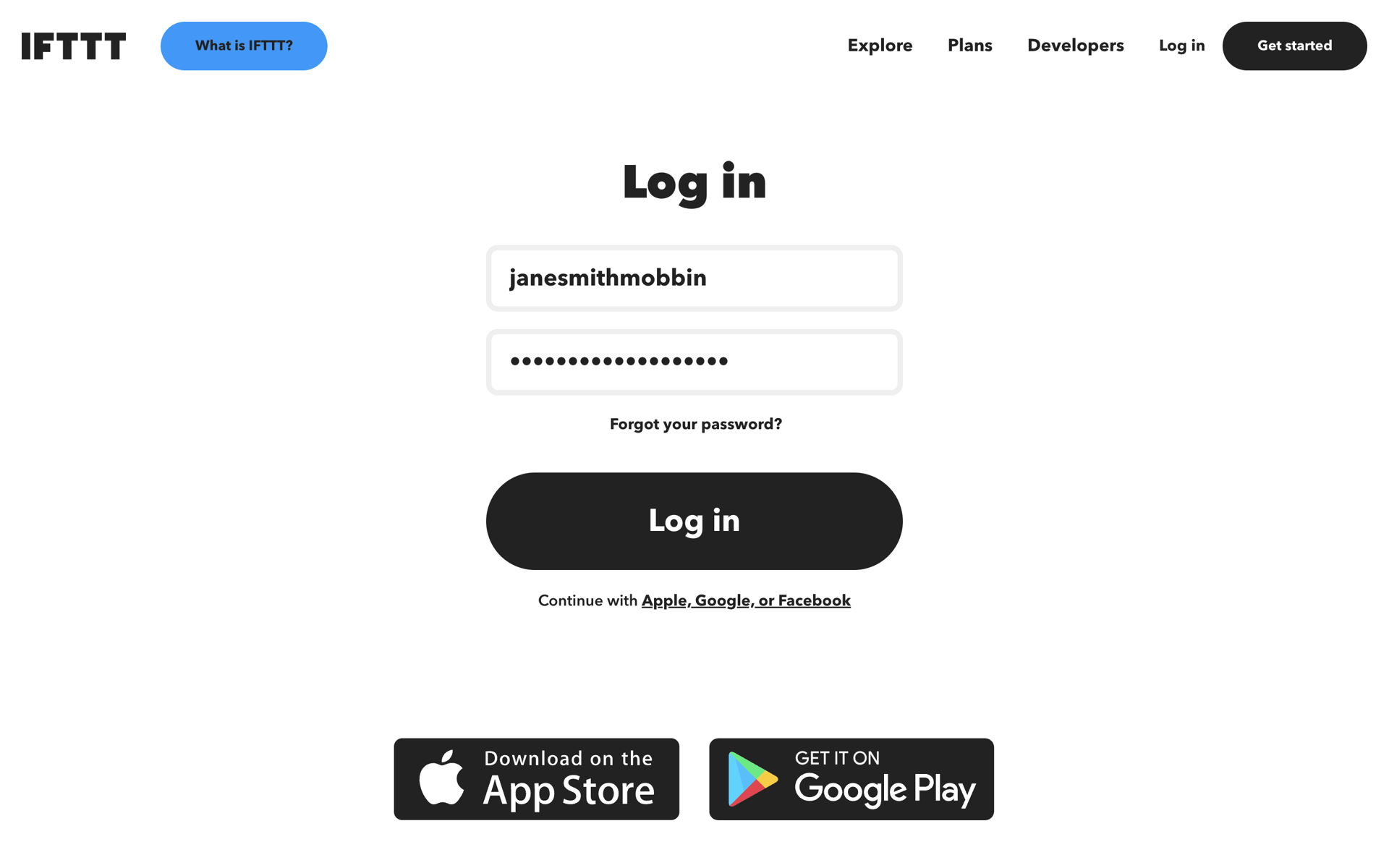 IFTTT Web Productivity interface screenshot 10