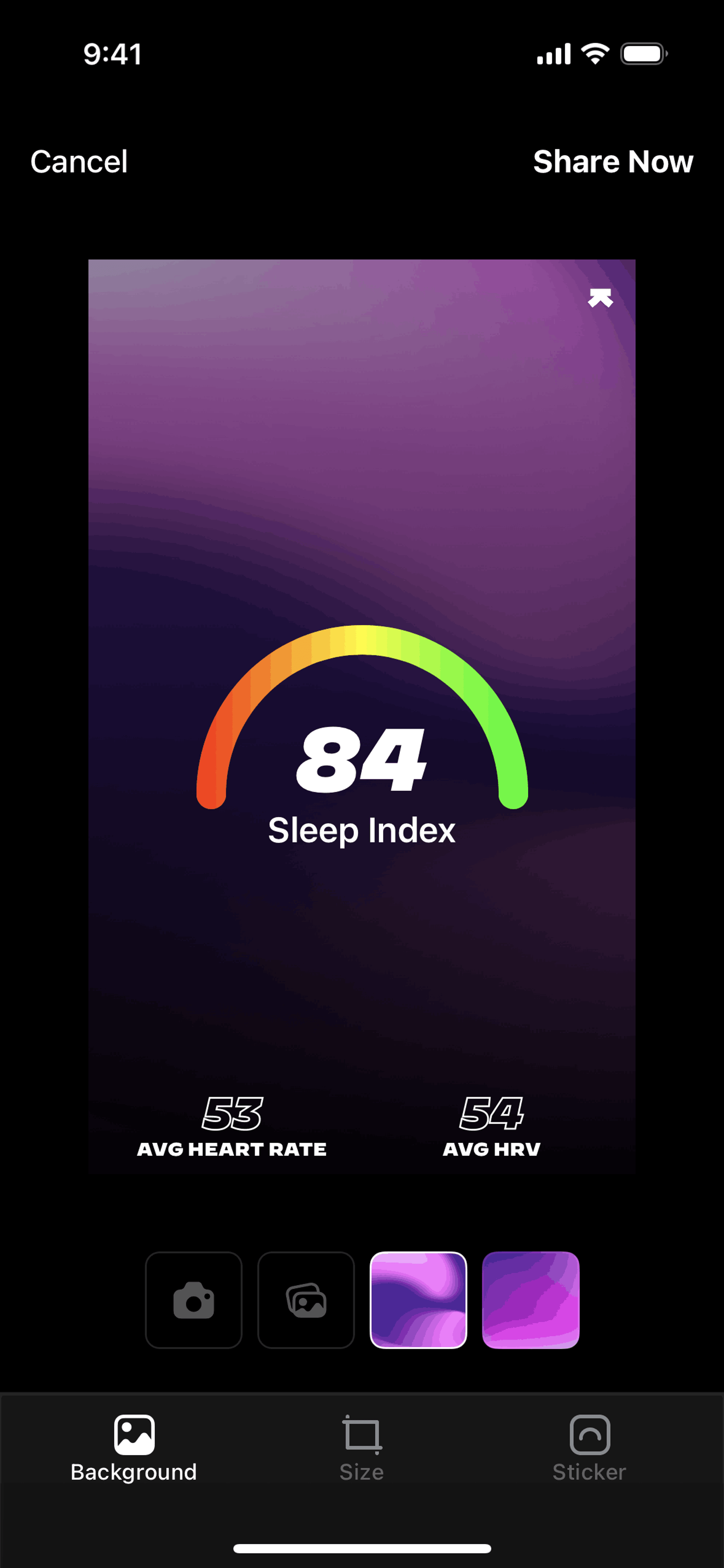 Ultrahuman iOS Health & Fitness interface screenshot 5