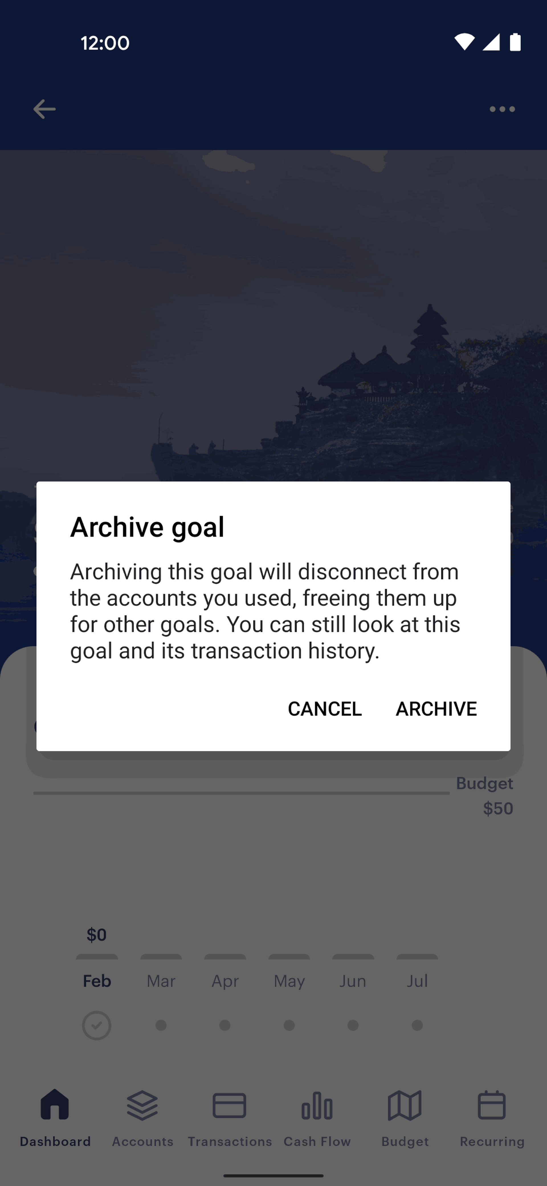 Monarch Android Finance interface screenshot 11