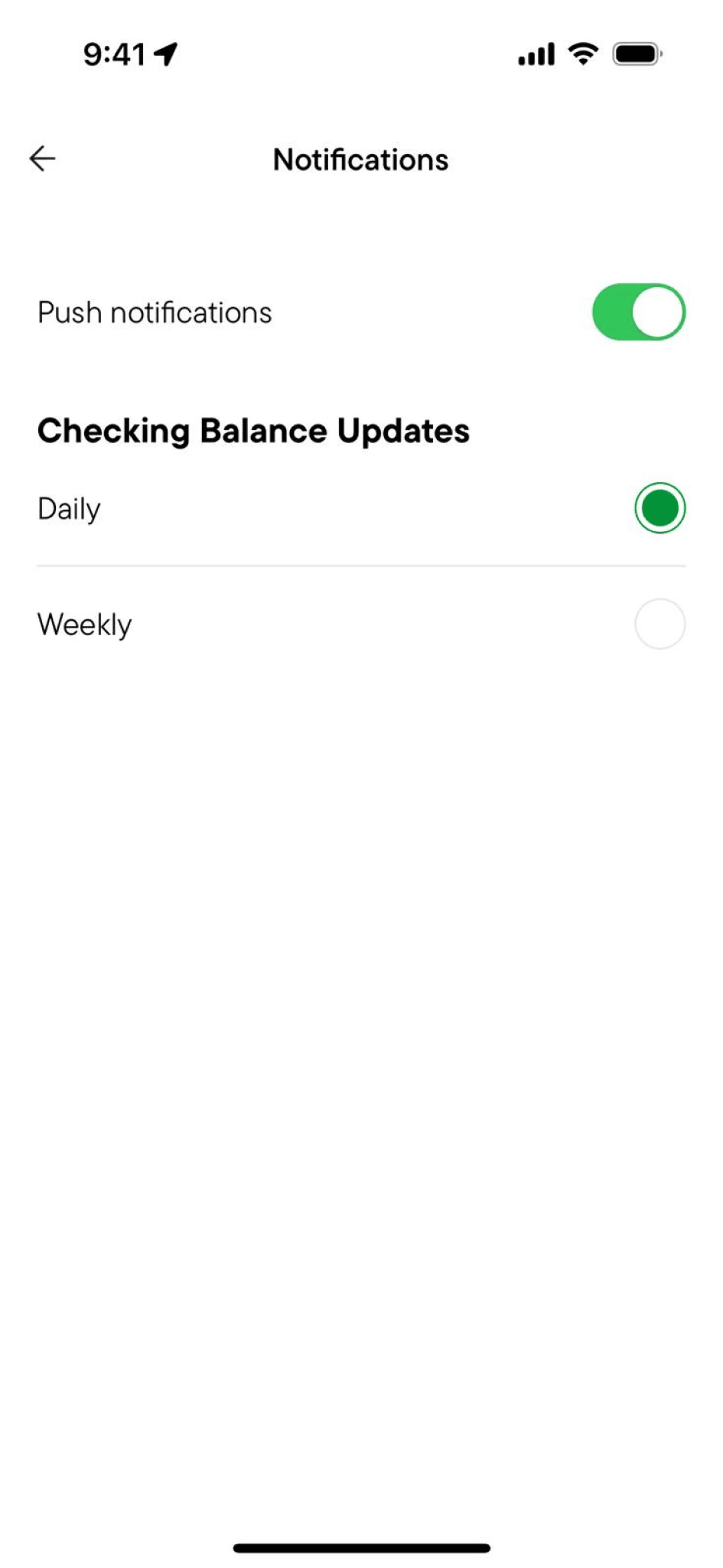 Oportun iOS Finance interface screenshot 18