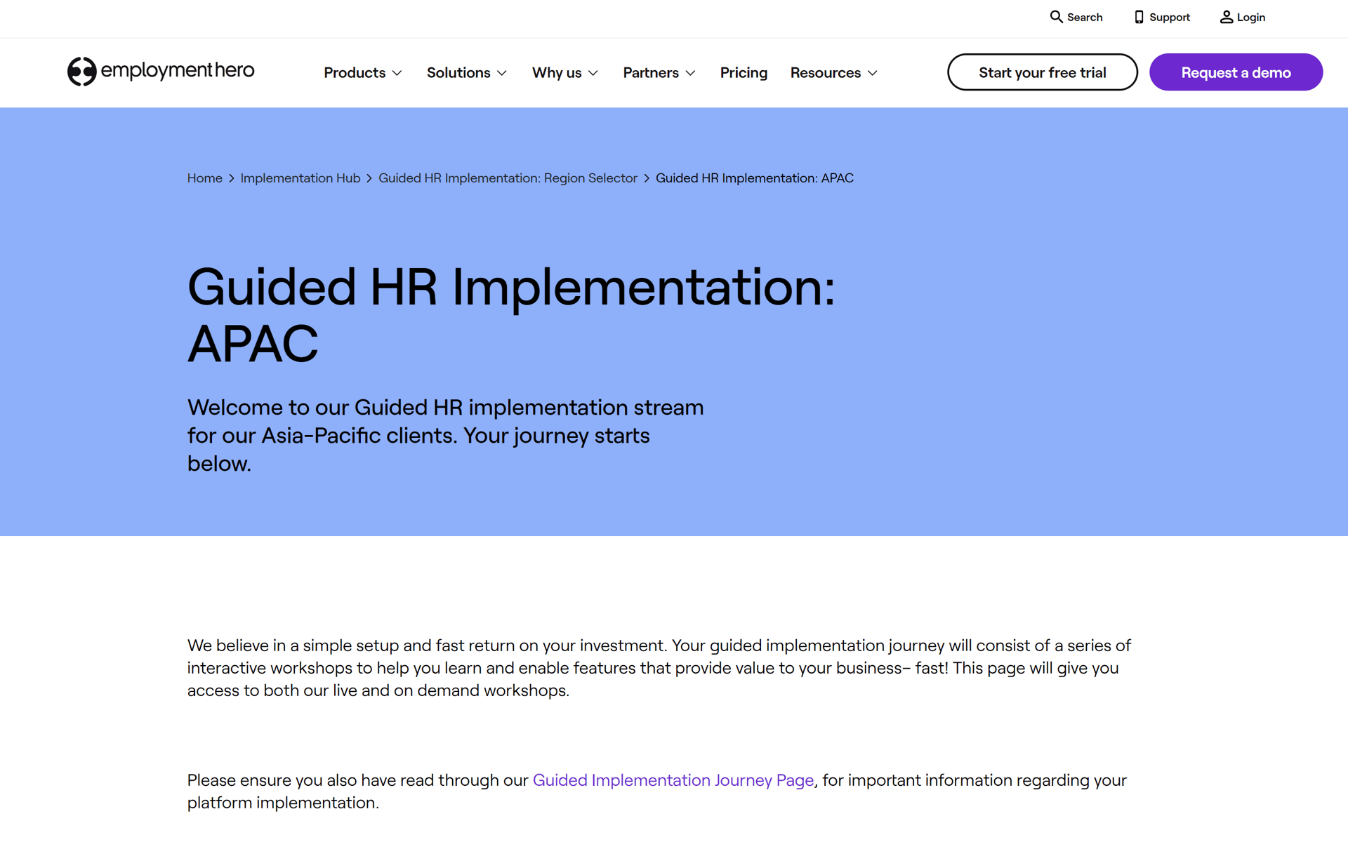 Employment Hero Web Business interface screenshot 12