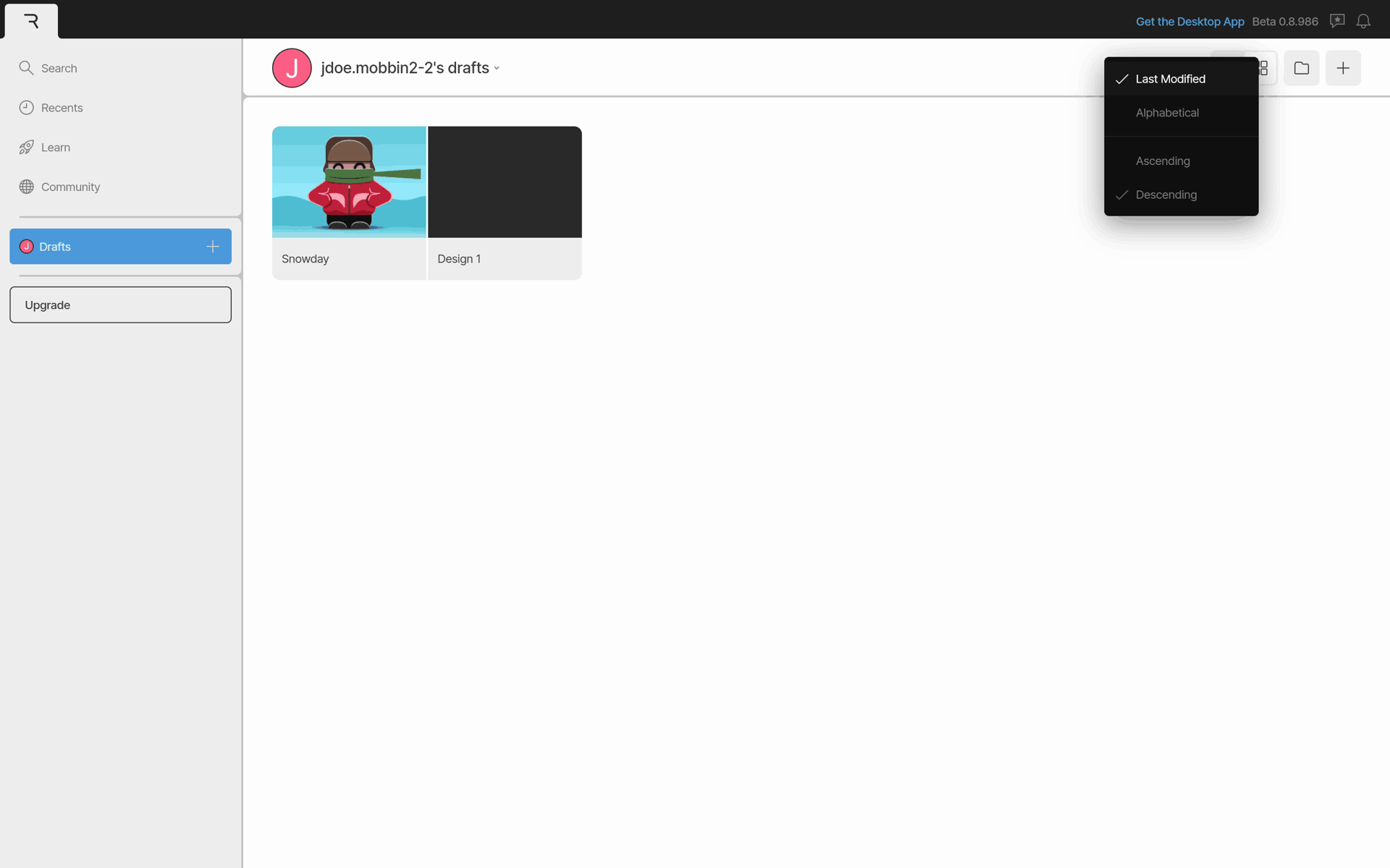 Rive Web Graphics & Design interface screenshot 20