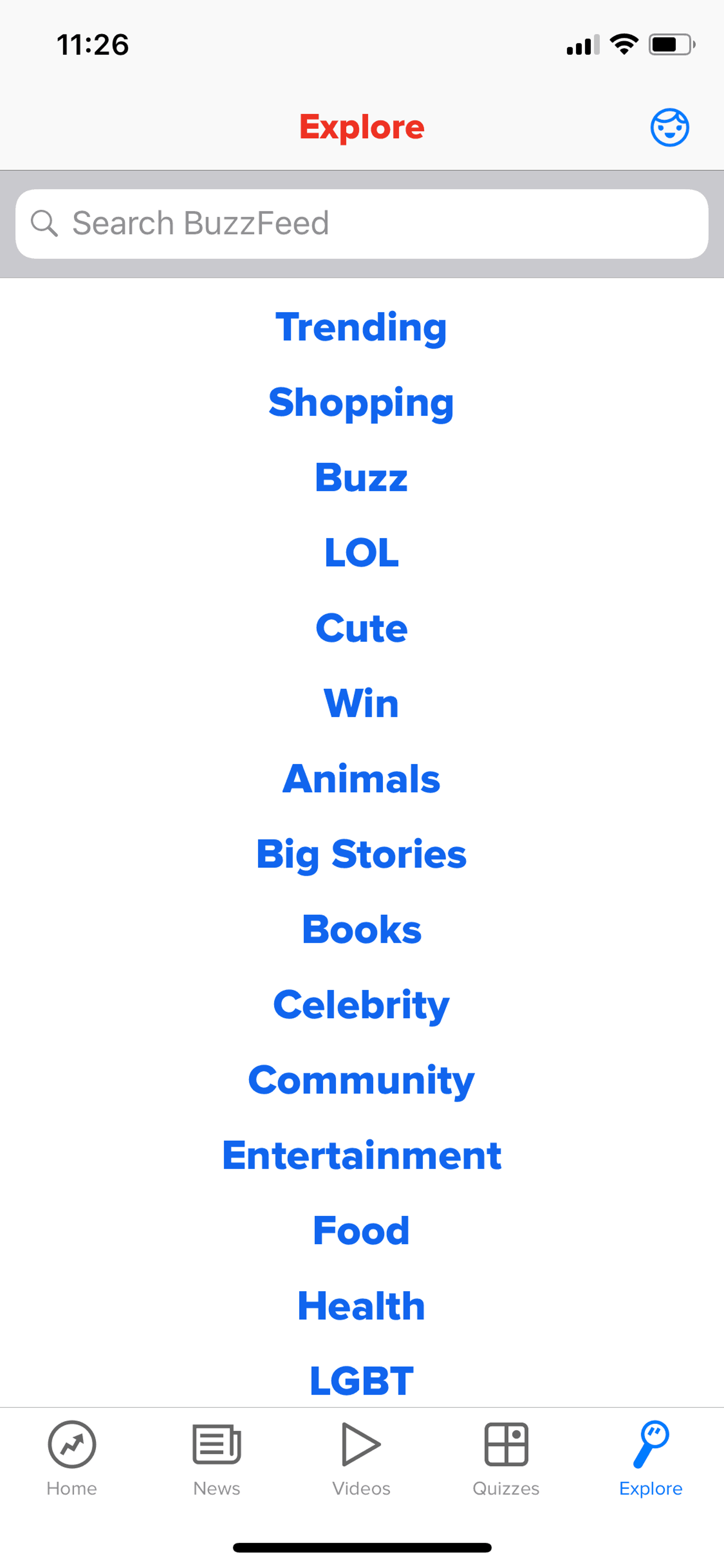 BuzzFeed iOS News interface screenshot 22