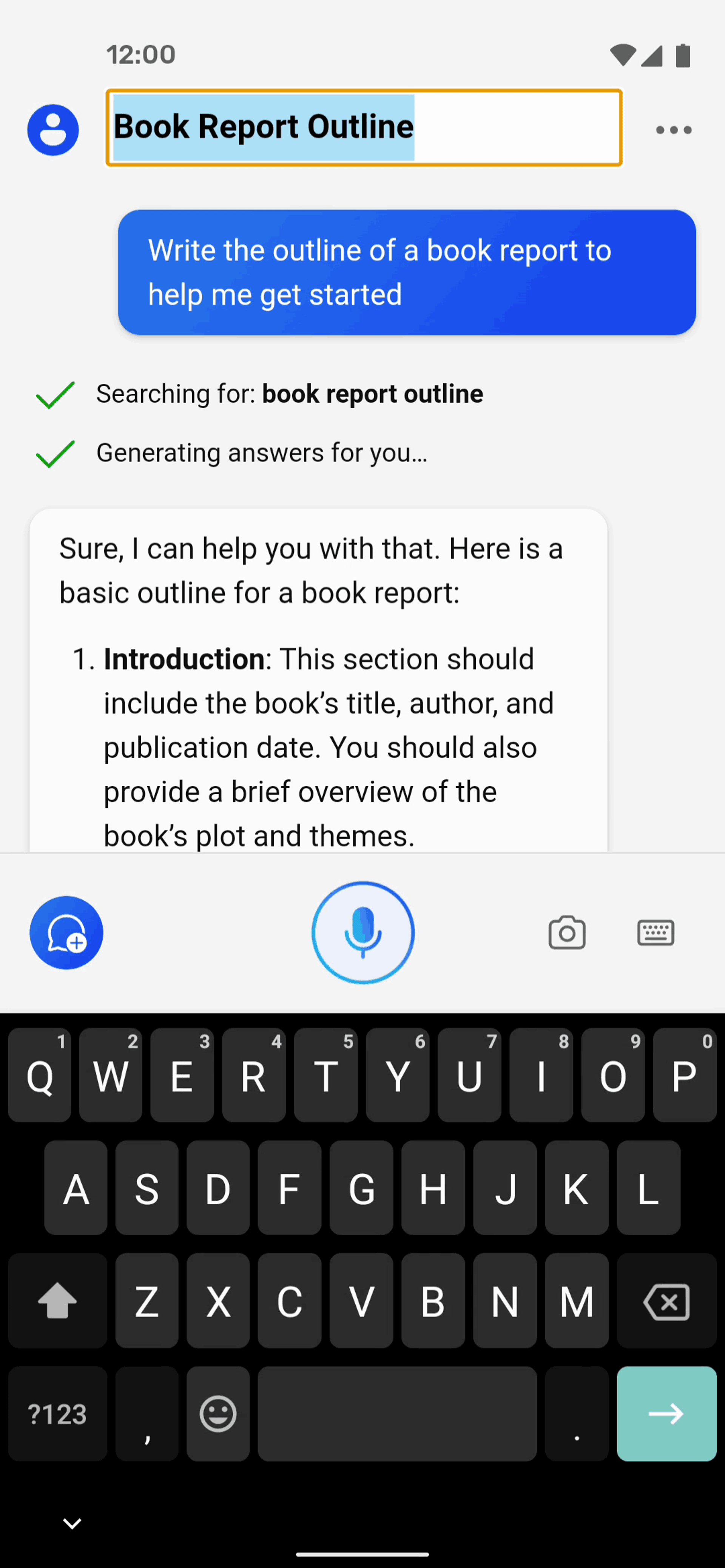 Microsoft Copilot Android AI interface screenshot 18
