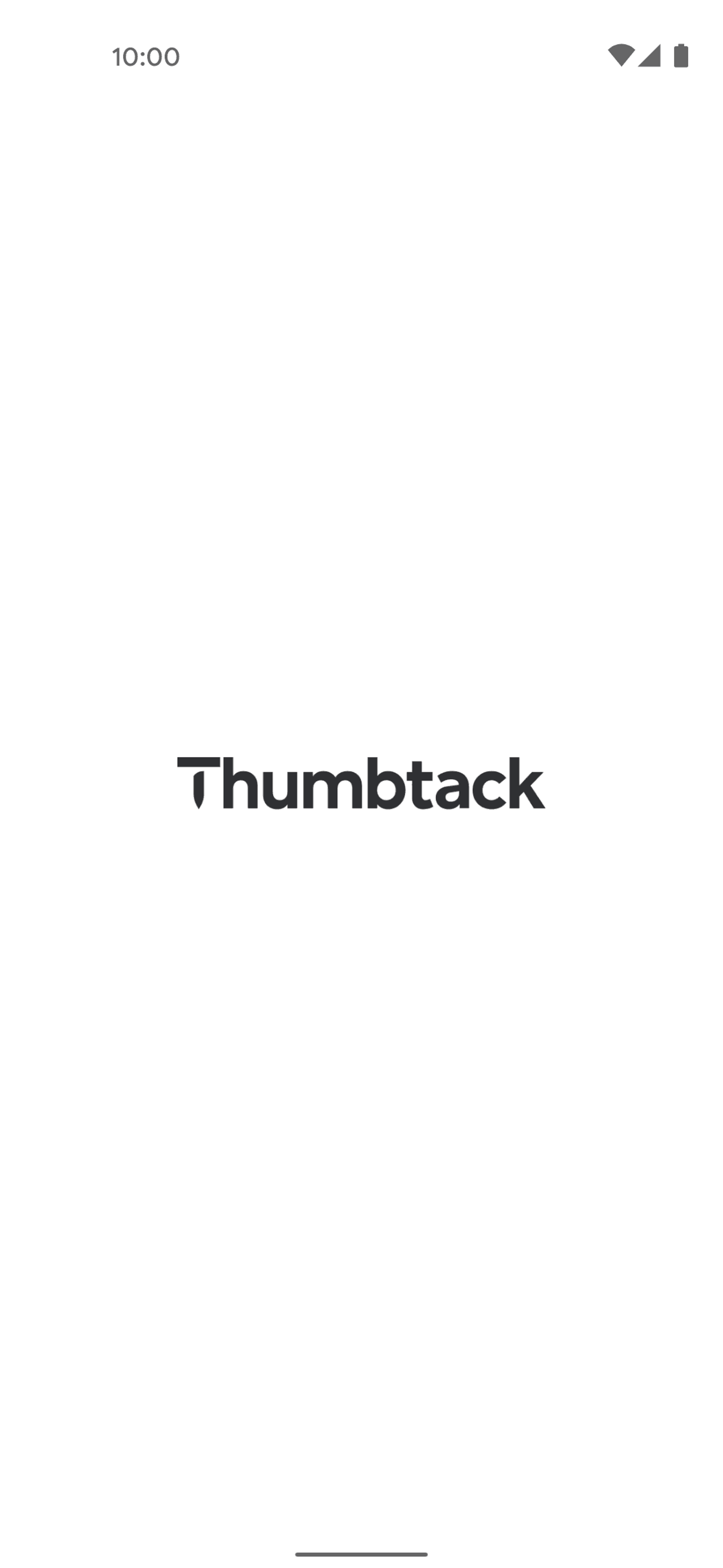 Thumbtack Android Lifestyle interface screenshot 1