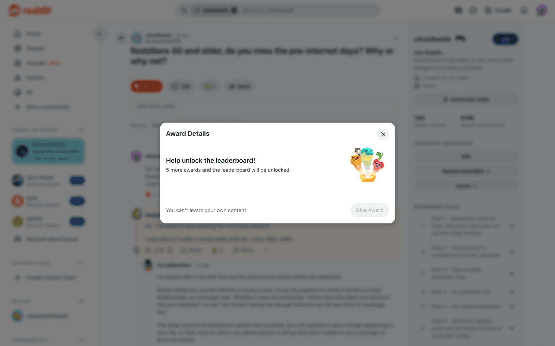 Reddit Web Social Networking interface screenshot 10