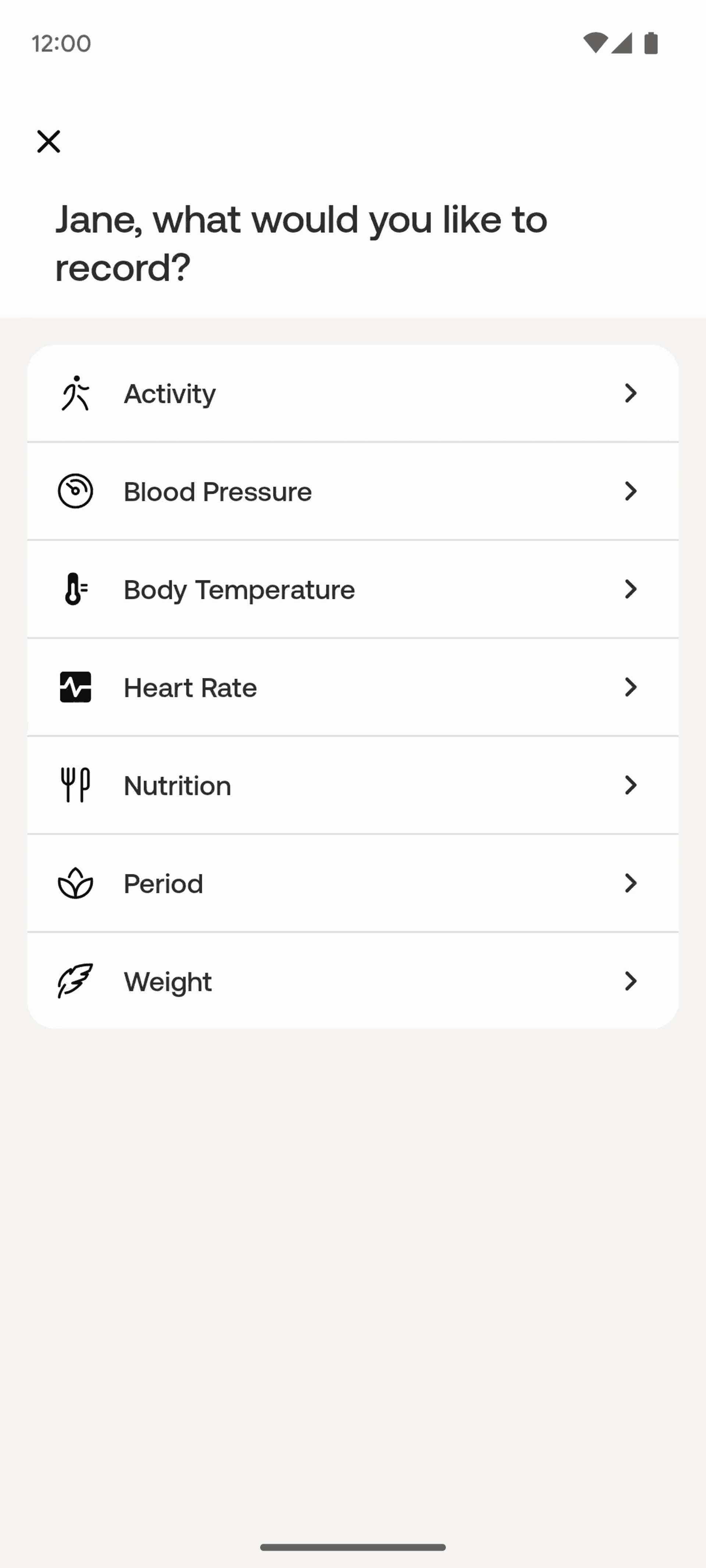 Withings Health Mate Android Health & Fitness interface screenshot 13