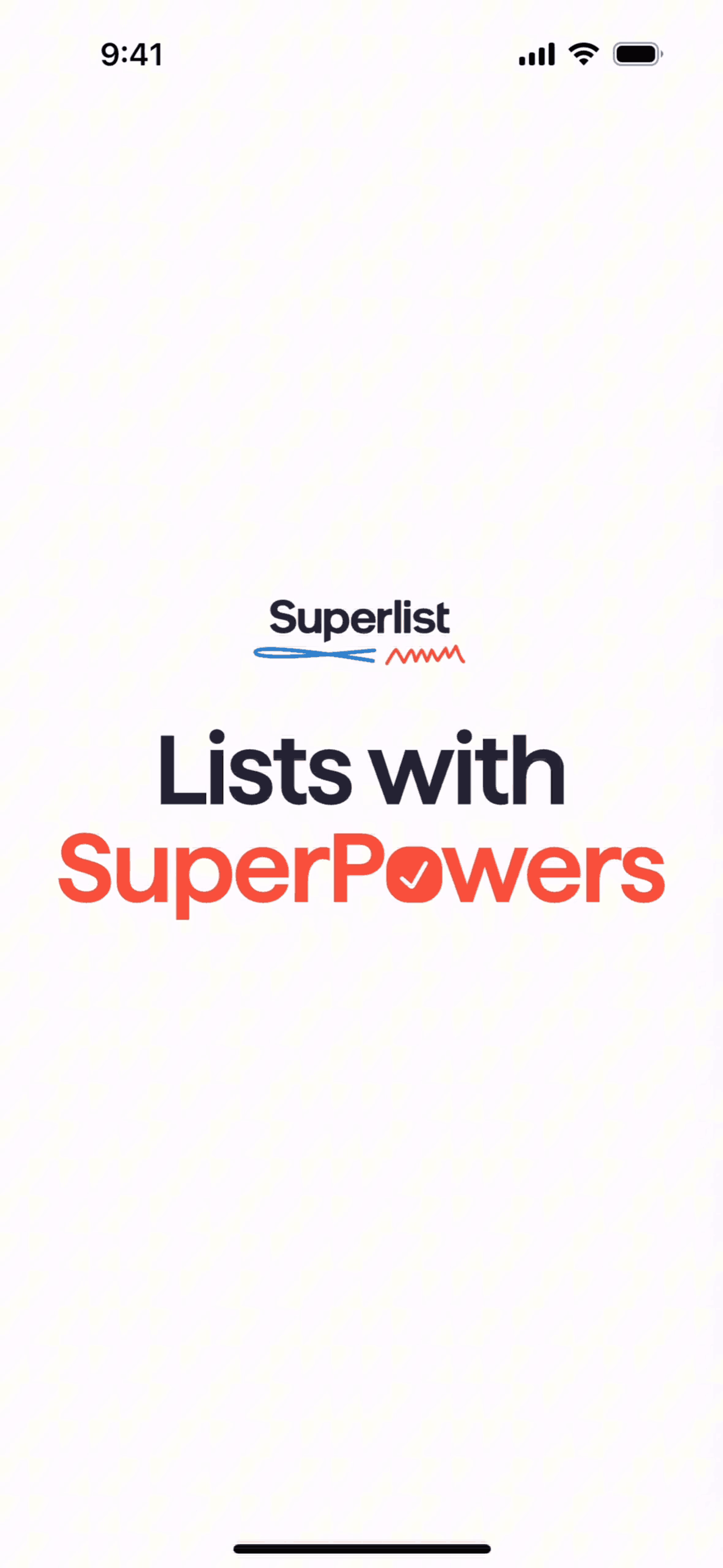 Superlist iOS Productivity interface screenshot 2