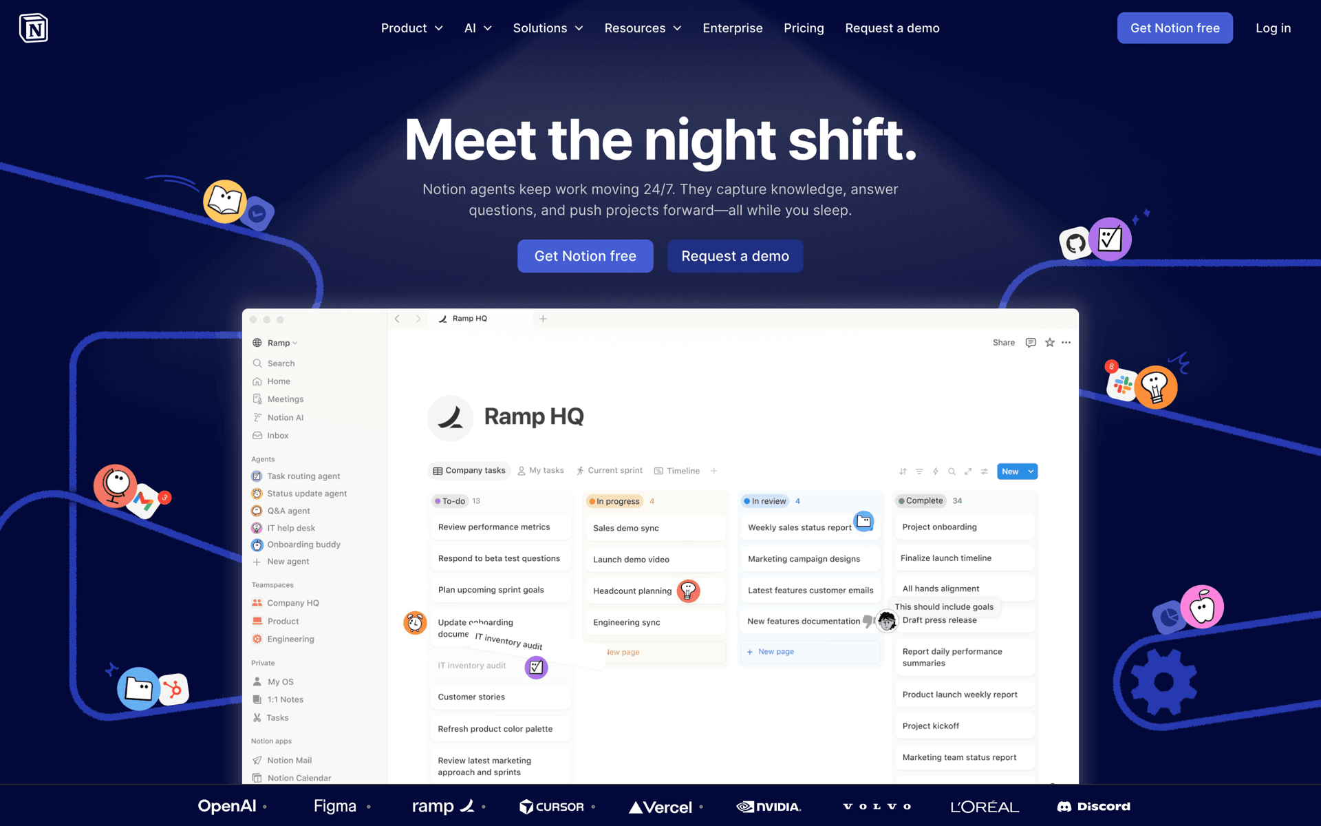 Notion Web Collaboration interface screenshot 1