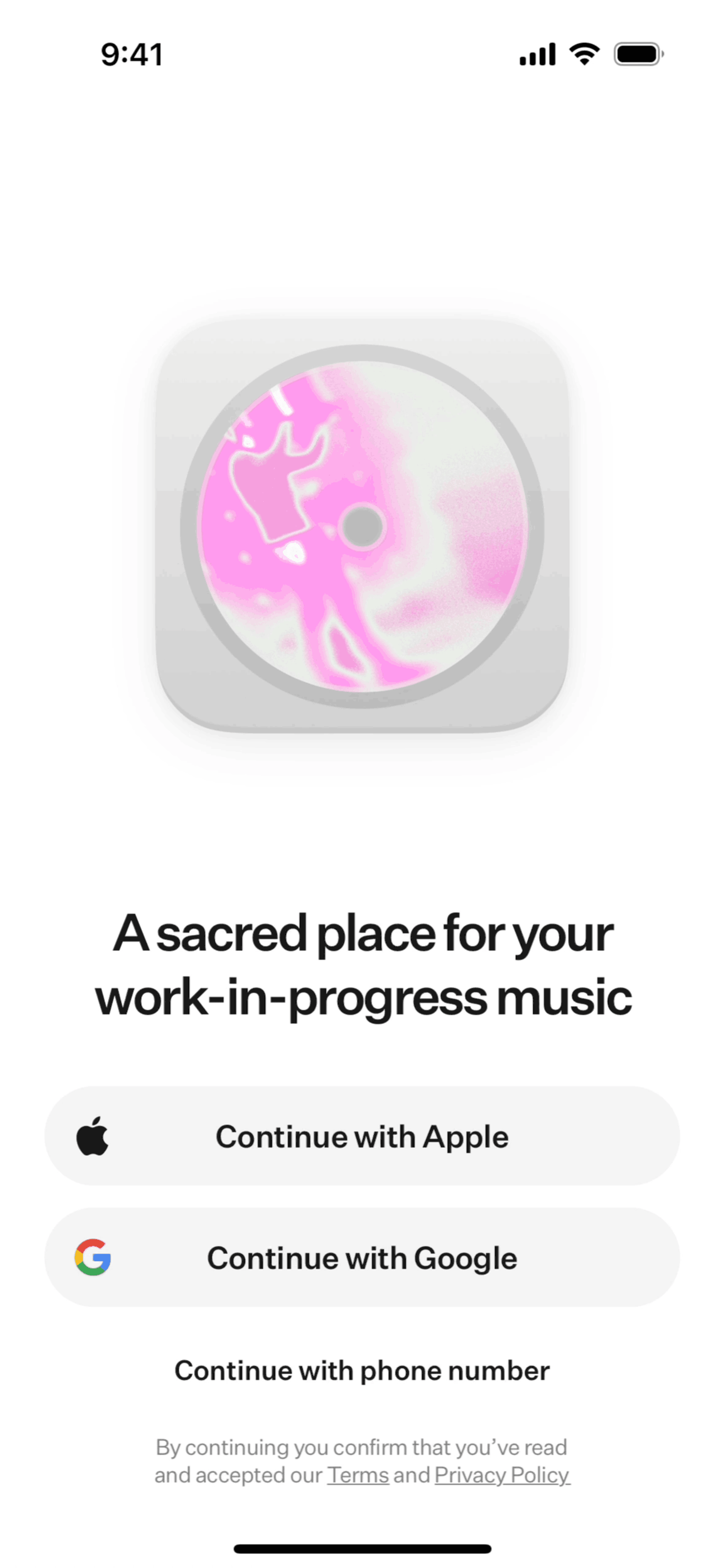 [untitled] iOS Music & Audio interface screenshot 1