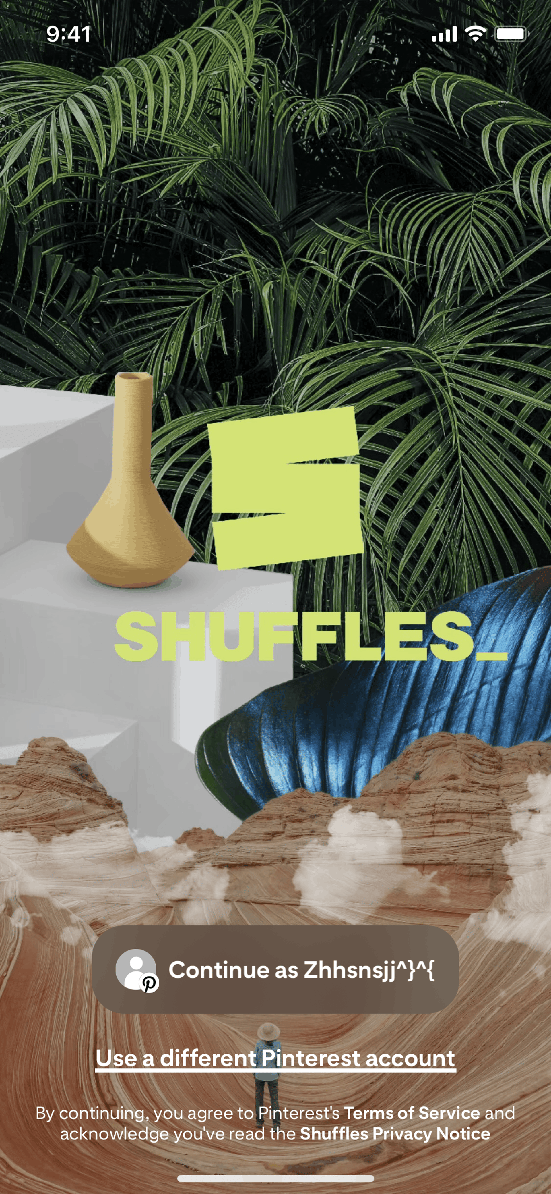 Shuffles by Pinterest iOS Photo & Video interface screenshot 11