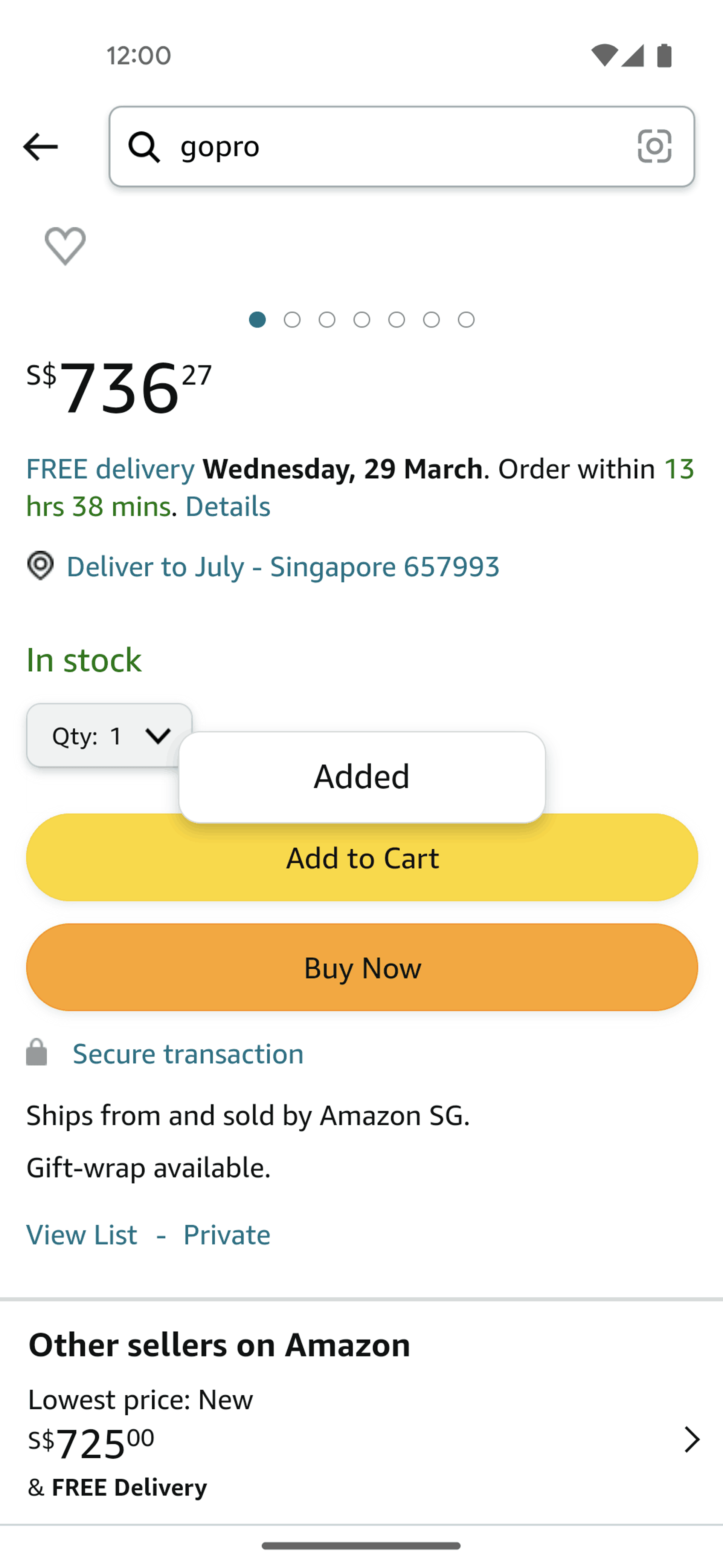 Amazon Shopping Android Shopping interface screenshot 9