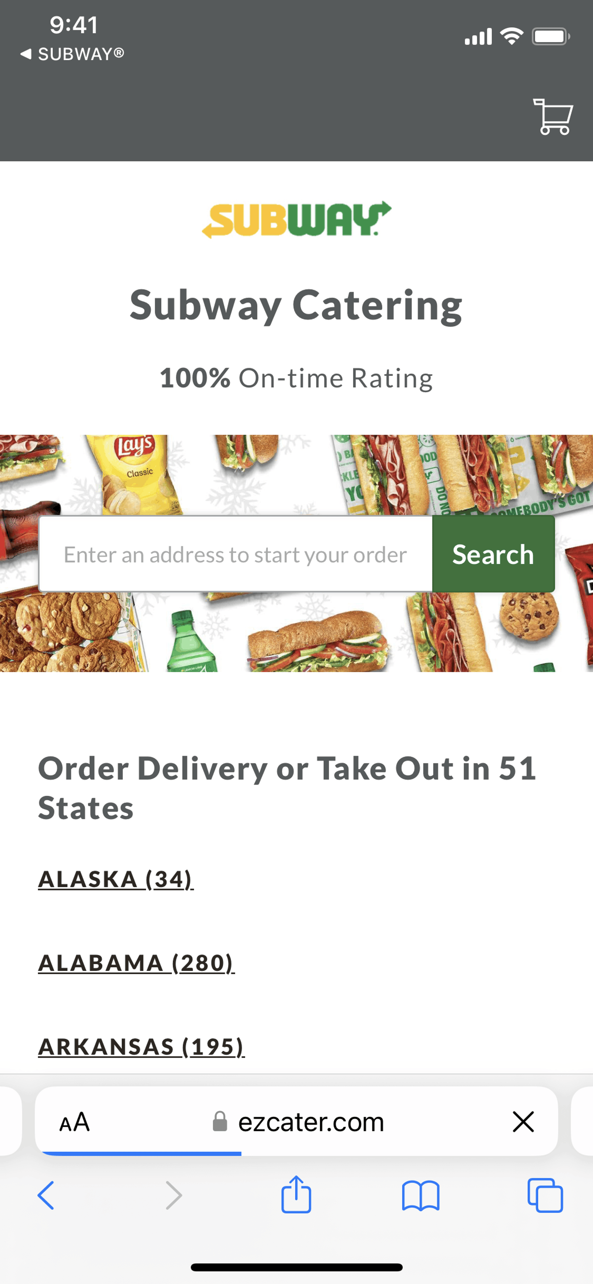 Subway iOS Food & Drink interface screenshot 19