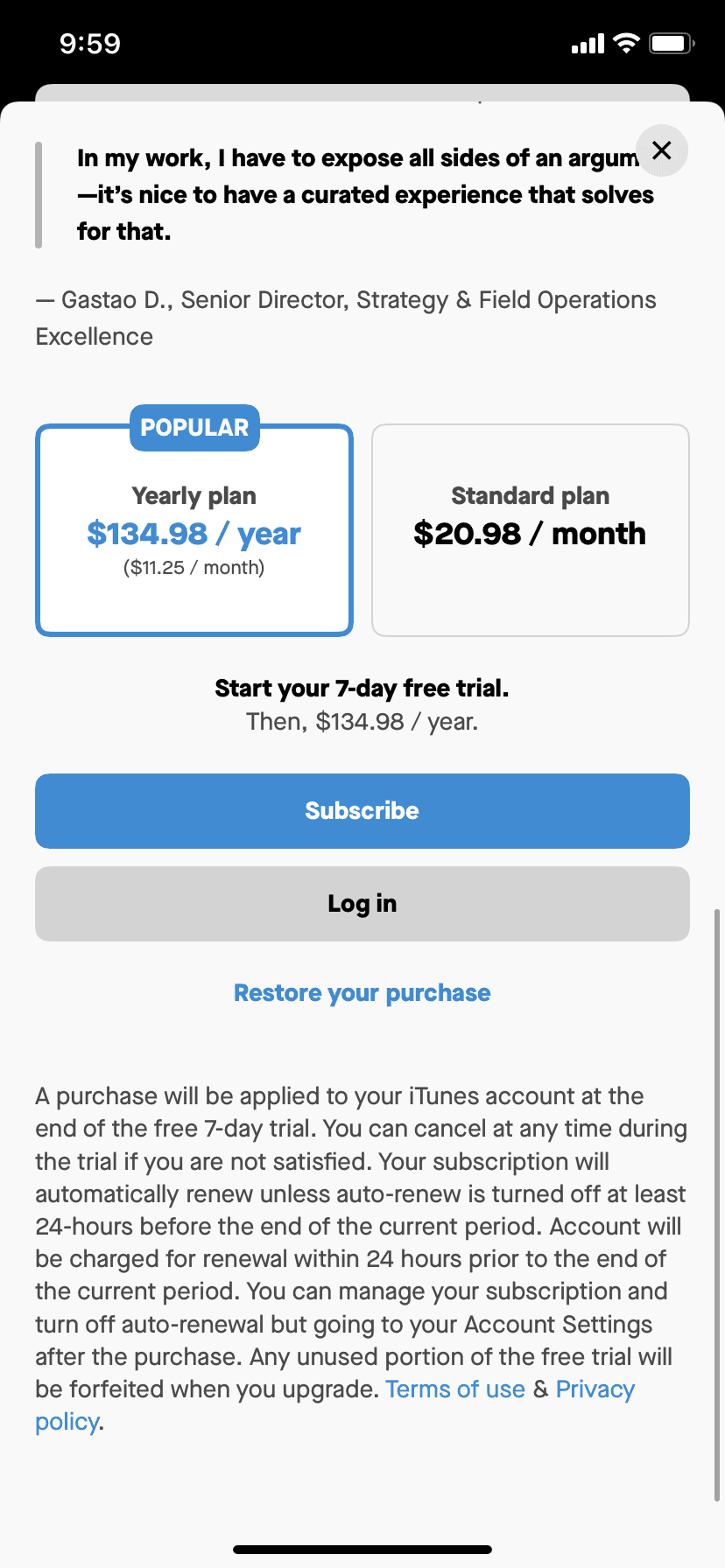 Quartz iOS News interface screenshot 5