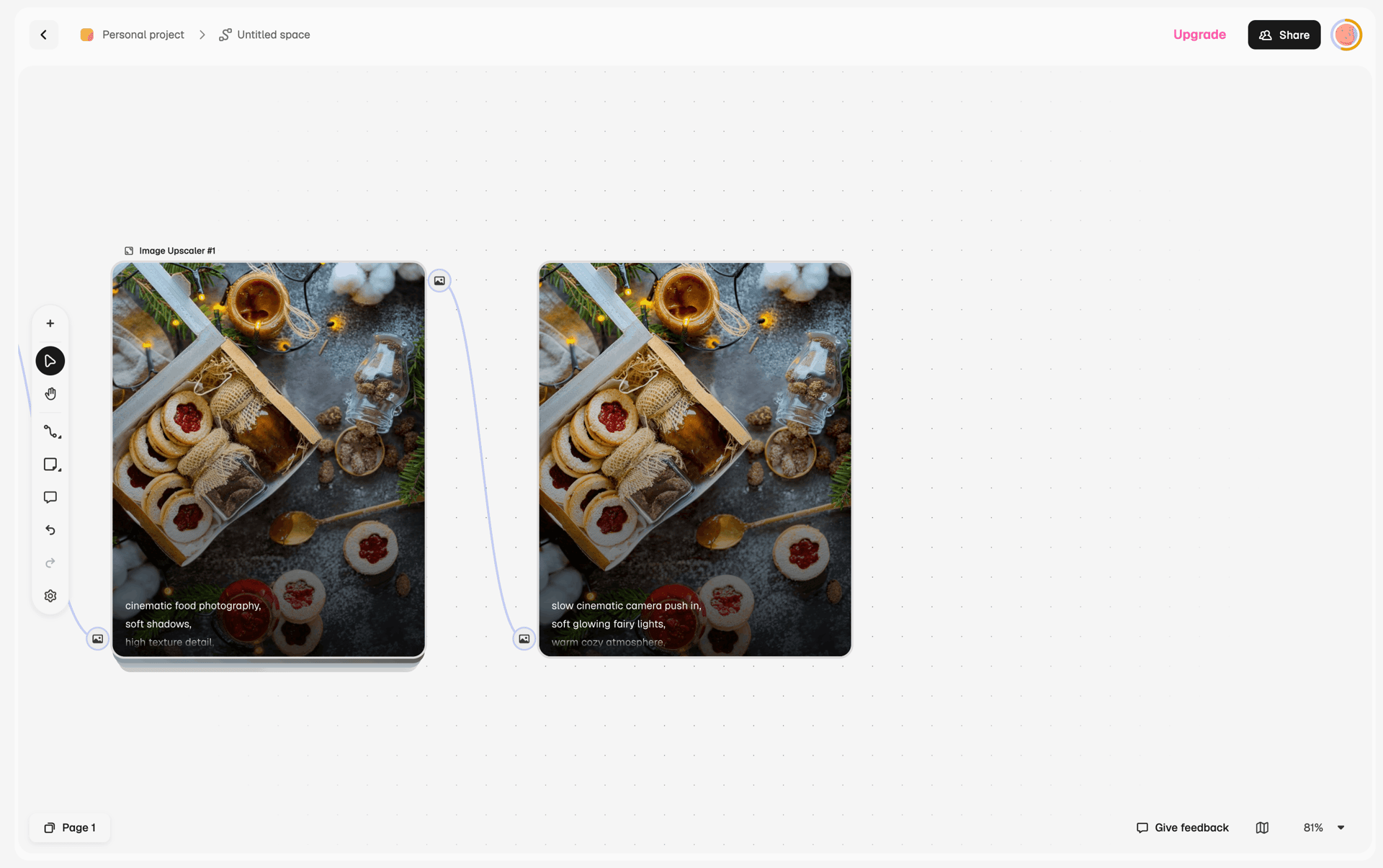 Magnific Web Photo & Video interface screenshot 12