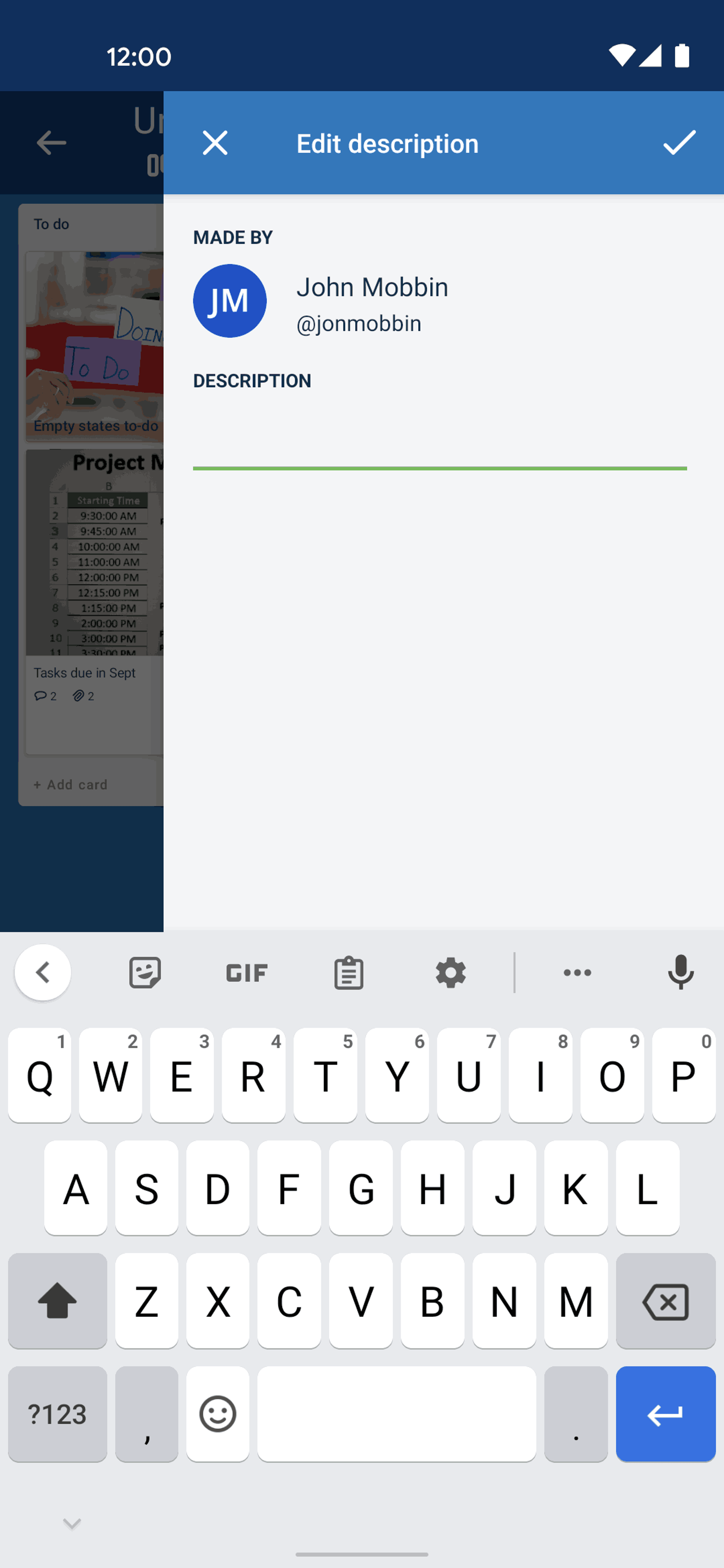 Trello Android Business interface screenshot 20