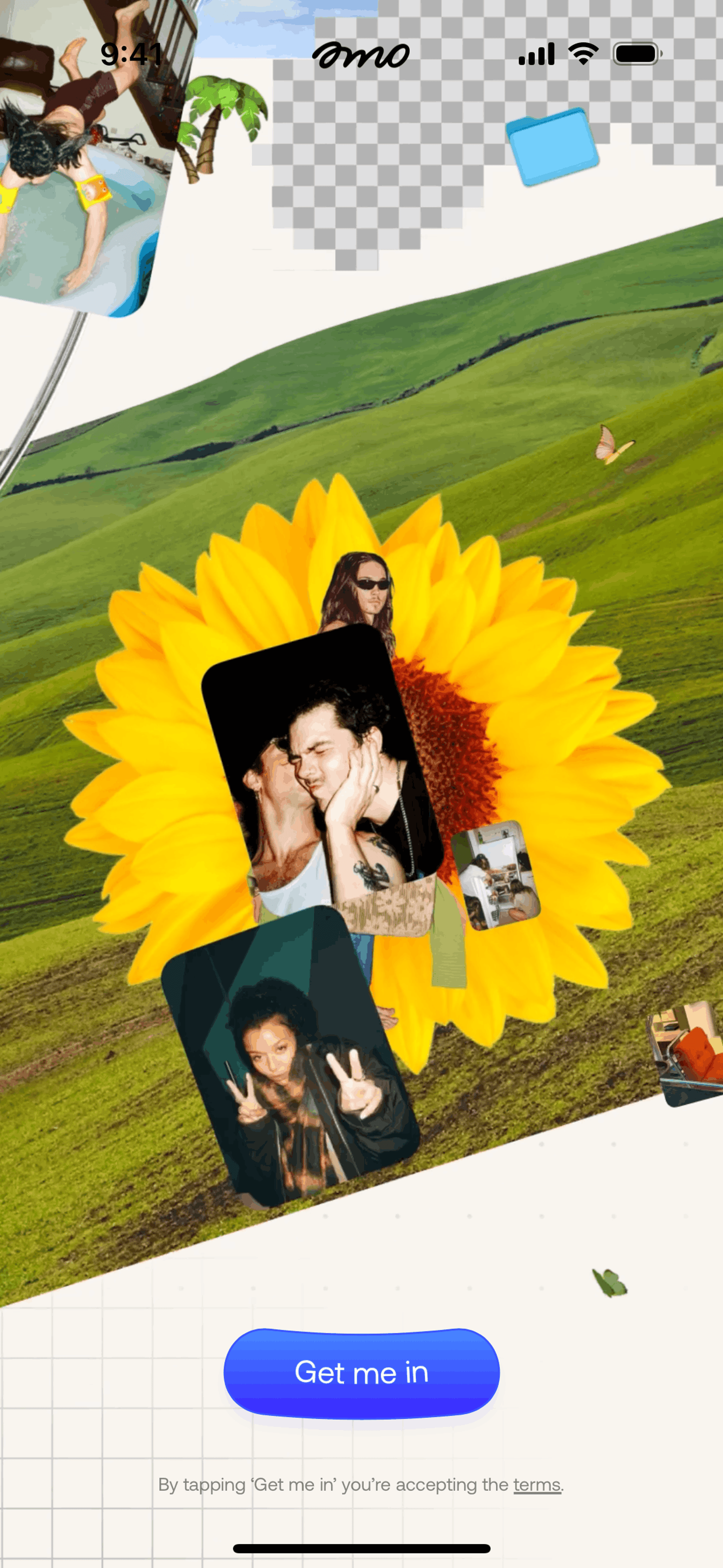 ID iOS Social Networking interface screenshot 1