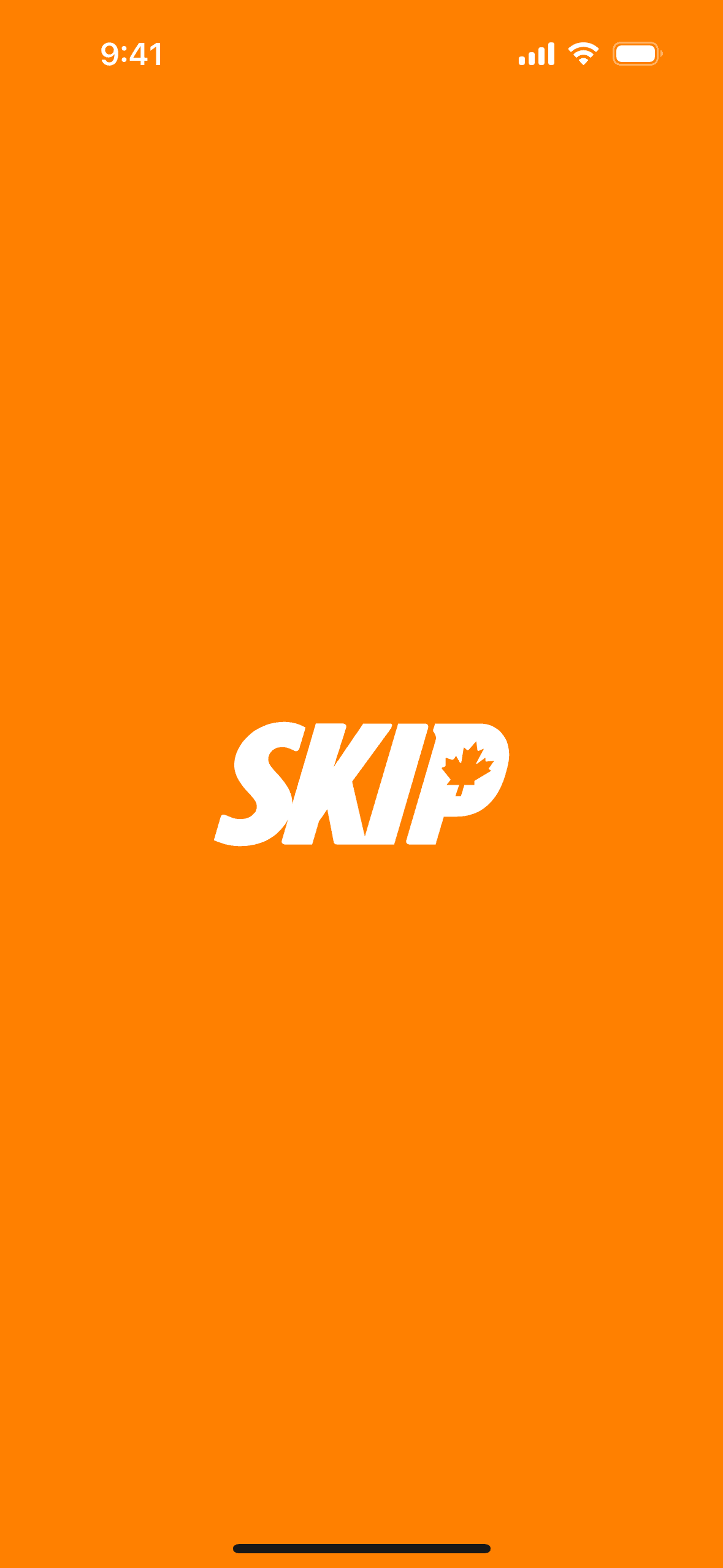 Skip iOS Food & Drink interface screenshot 1