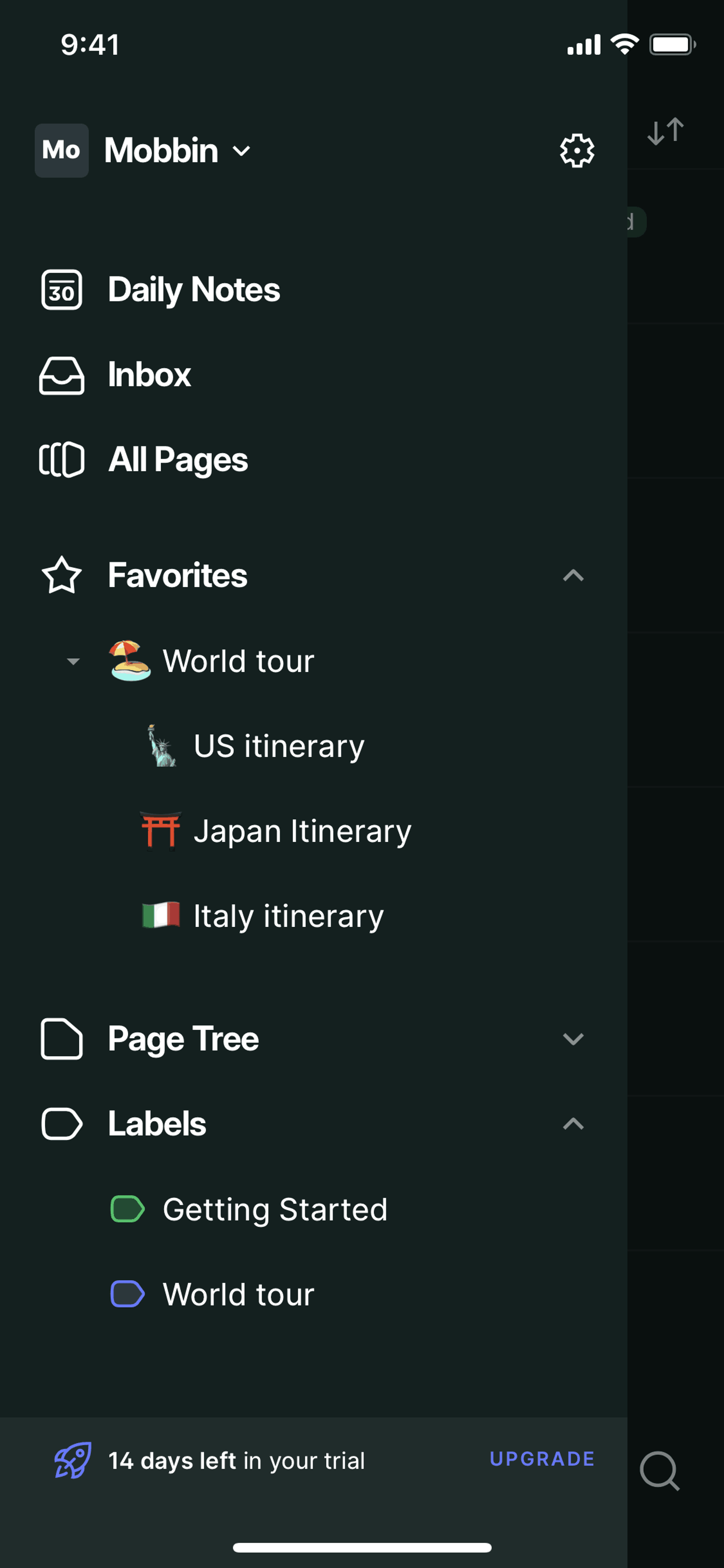 Clover iOS Productivity interface screenshot 11