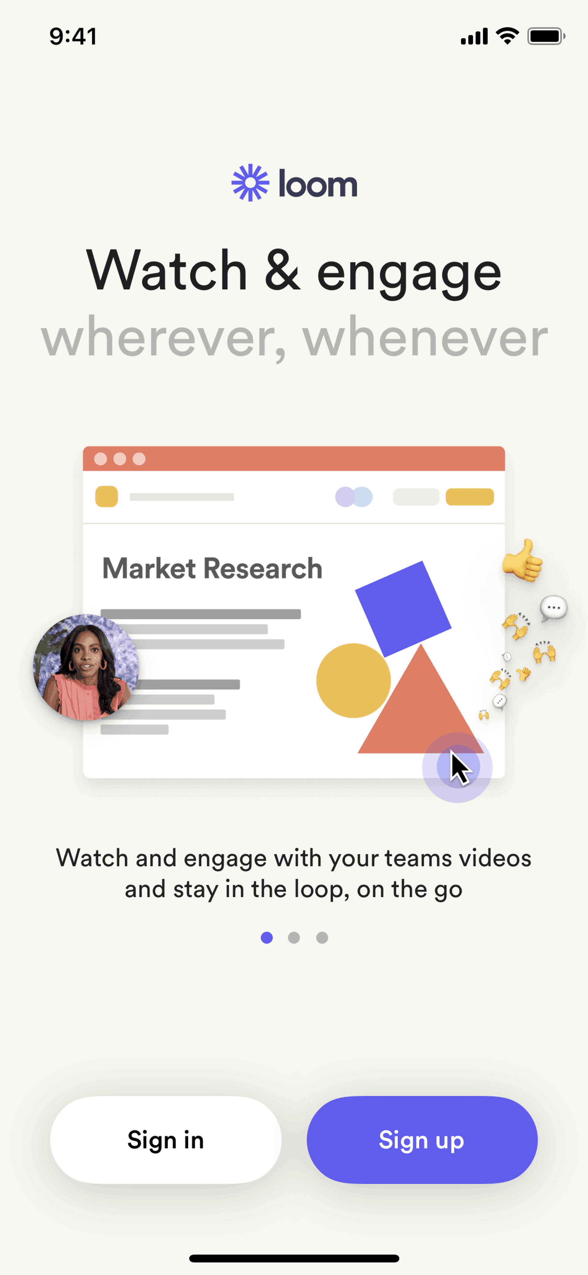 Loom iOS Photo & Video interface screenshot 5