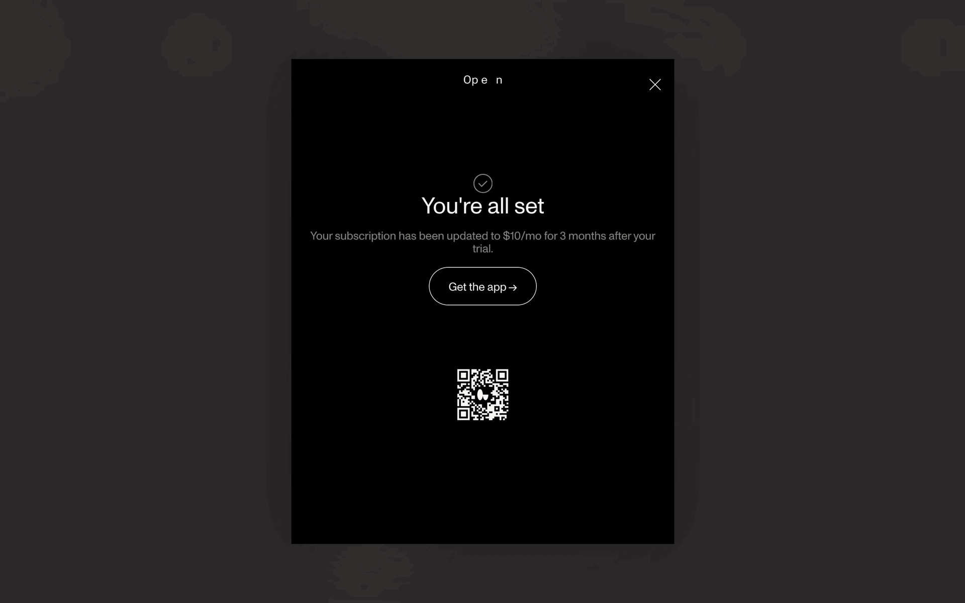 Open Web Health & Fitness interface screenshot 4